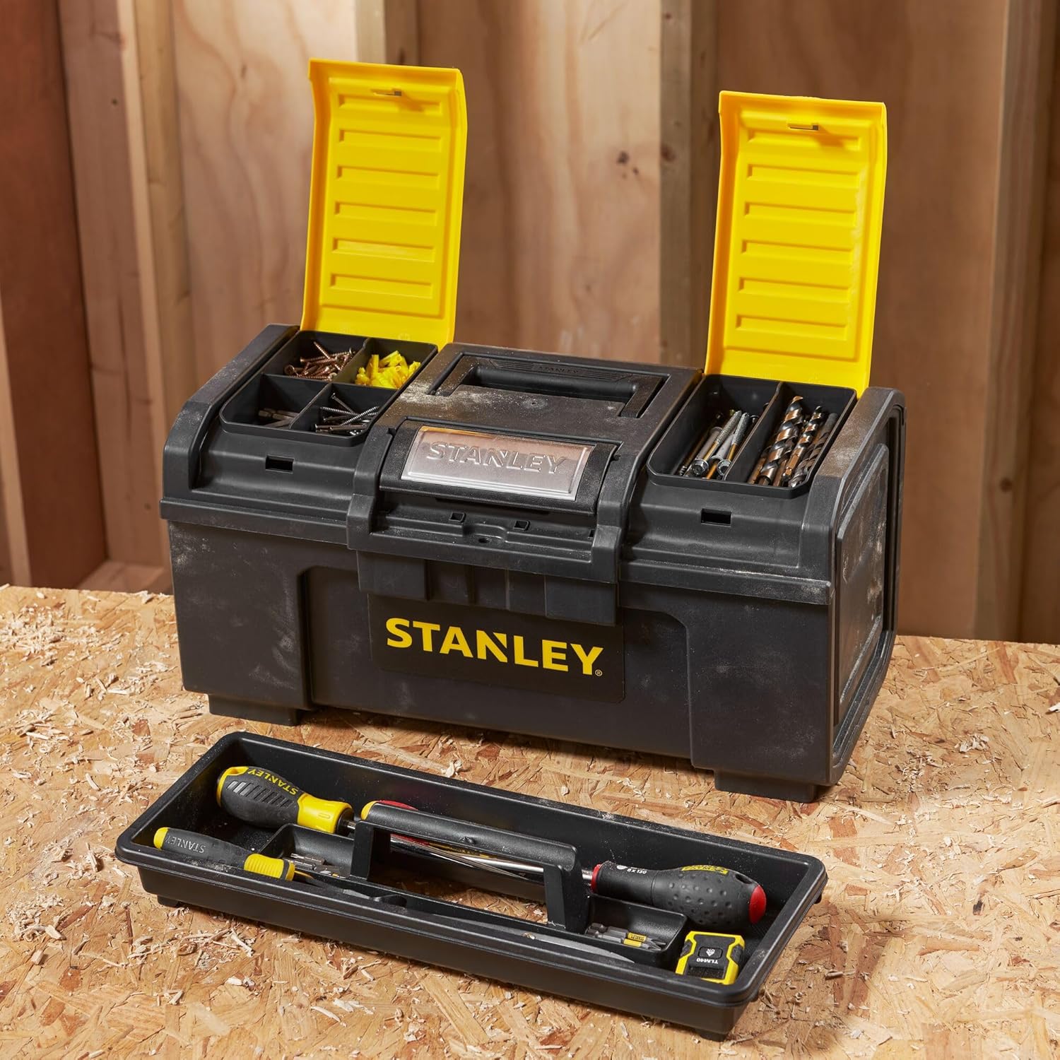 ⚒️ Bau & Montage – Stanley 179217 19-Zoll-One-Touch-Werkzeugkasten zum Selbermachen – Bild 8