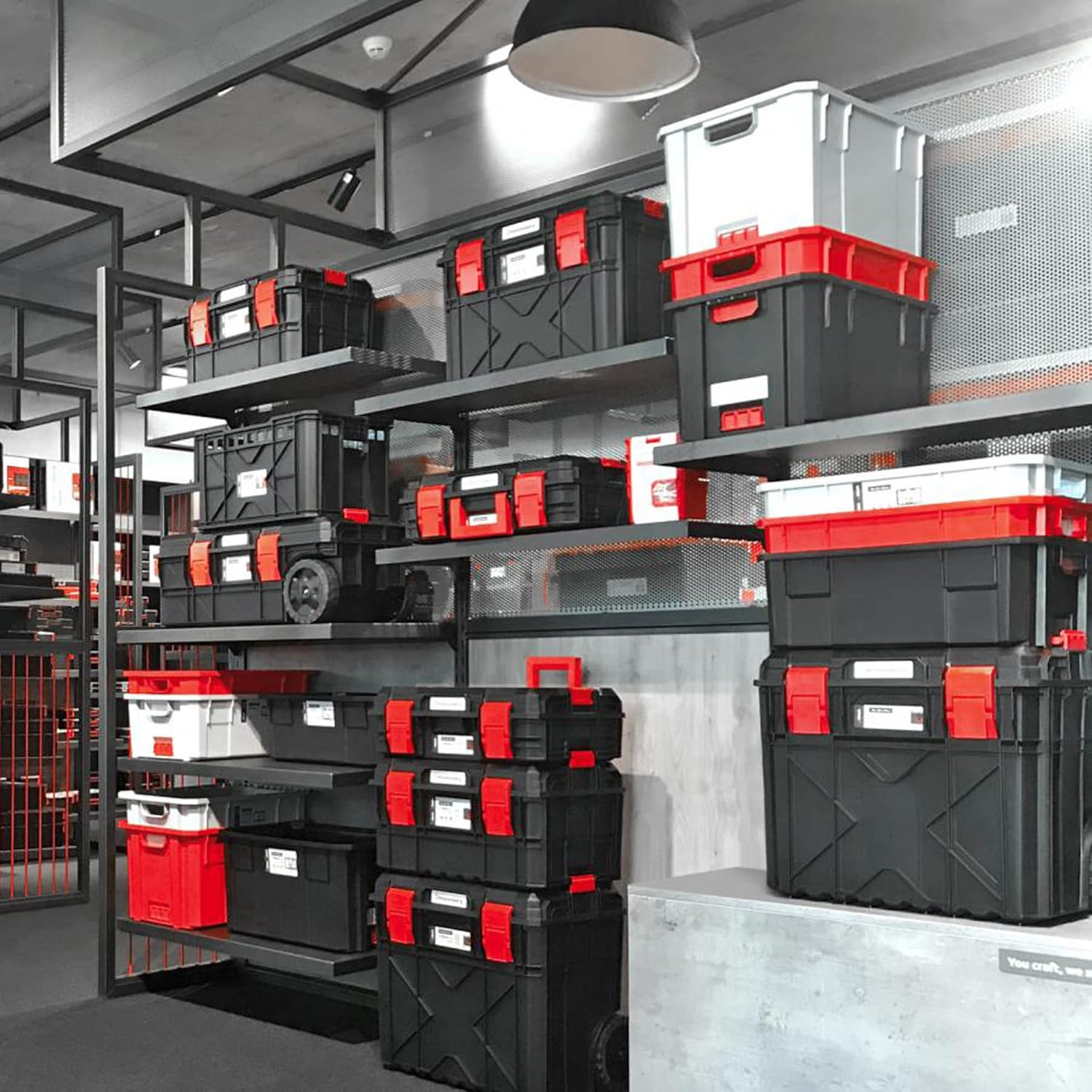 🔥 Angebote & Aktionen – Kistenberg Titan Plus KTIPA5025-3020 Tool Box - Robust Plastic Tool Box in Red/Black, 496 x 258 x 240 mm, Sturdy Design with 15 kg Load Capacity, Ideal for DIY & Professionals – Bild 8