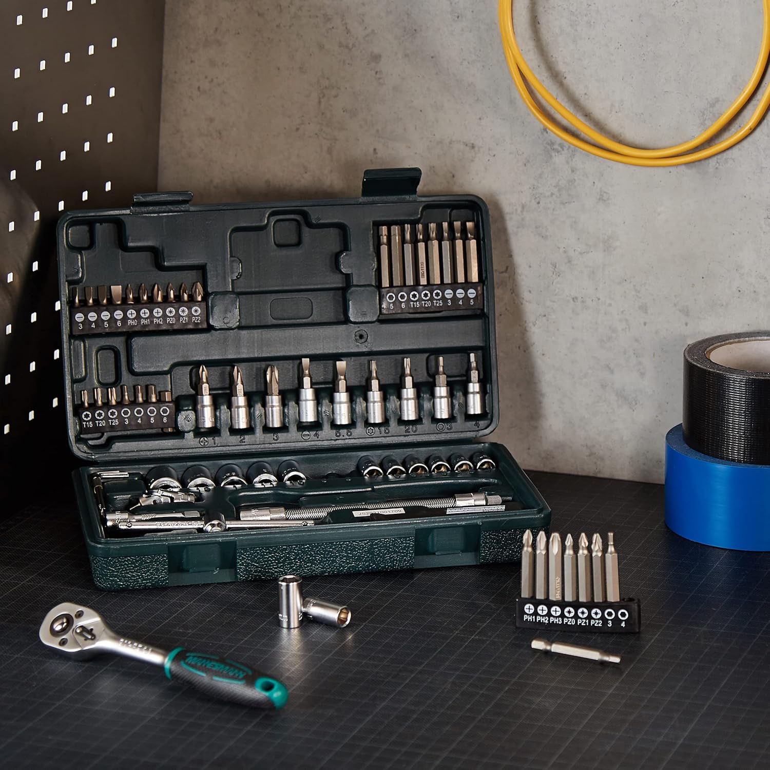 🚗 KFZ & Werkstatt – Mannesmann Socket Set/ CV-Steel/ VPA/ GS Approved (65 Pieces) – Bild 6