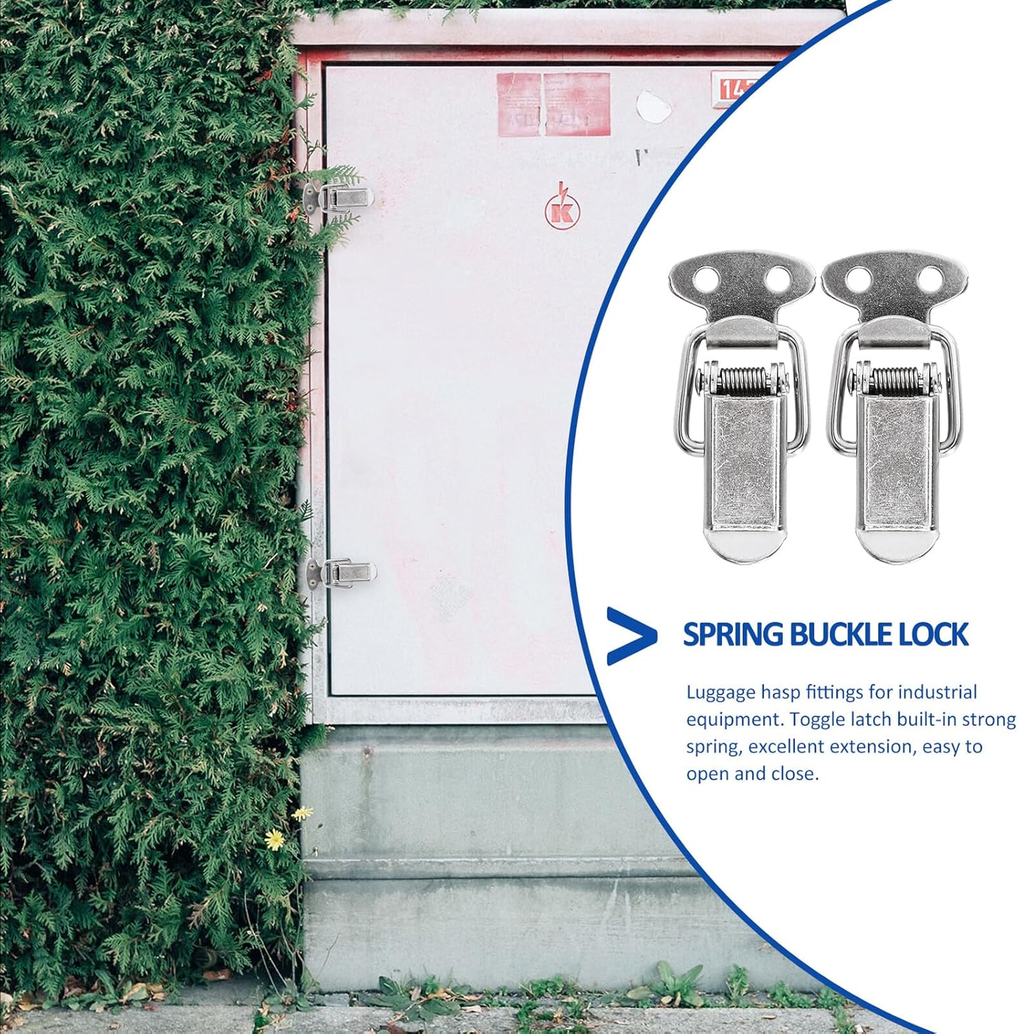 ⚒️ Bau & Montage – Toddmomy 10 Stück Teiliges Verstärkte Schnappverschluss Robustes Industrie Case Lock Zubehör Mini Toggle Latch für Werkzeugkoffer Schränke Holzkisten Einfache Montage Langlebig – Bild 3