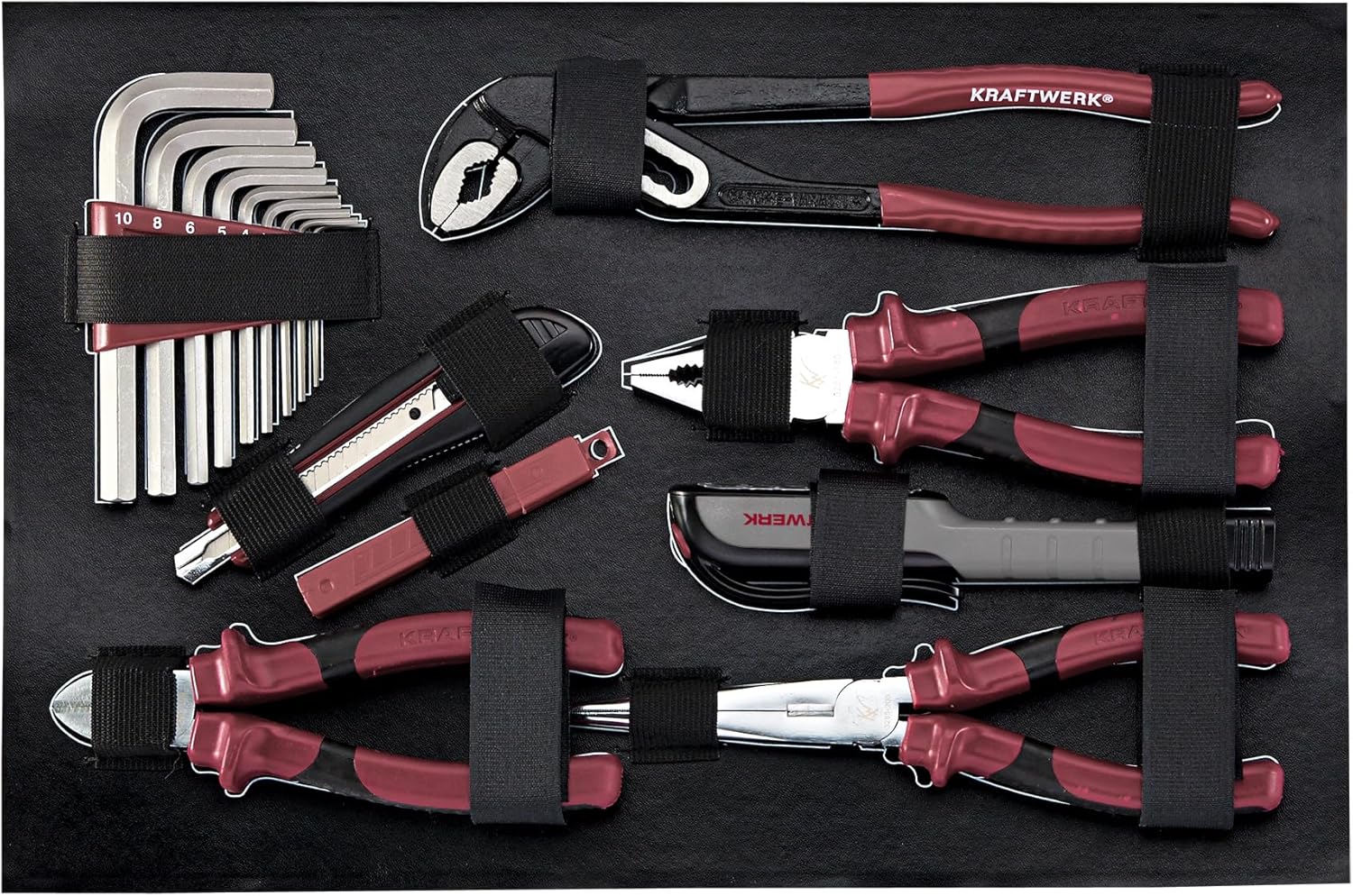 🚗 KFZ & Werkstatt – KRAFTWERK Kraftwerk 3944 Professional Tool Box Aluminium 123 Pieces Tool Box Equipped Socket Spanner Set – Bild 5