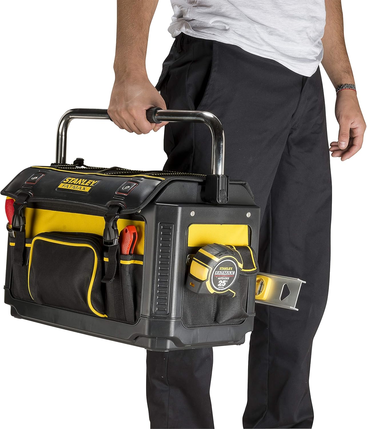 ⚒️ Bau & Montage – Stanley 20-Zoll-FatMax-Tragetasche aus Kunststoff/Stoff mit Deckel – Bild 6