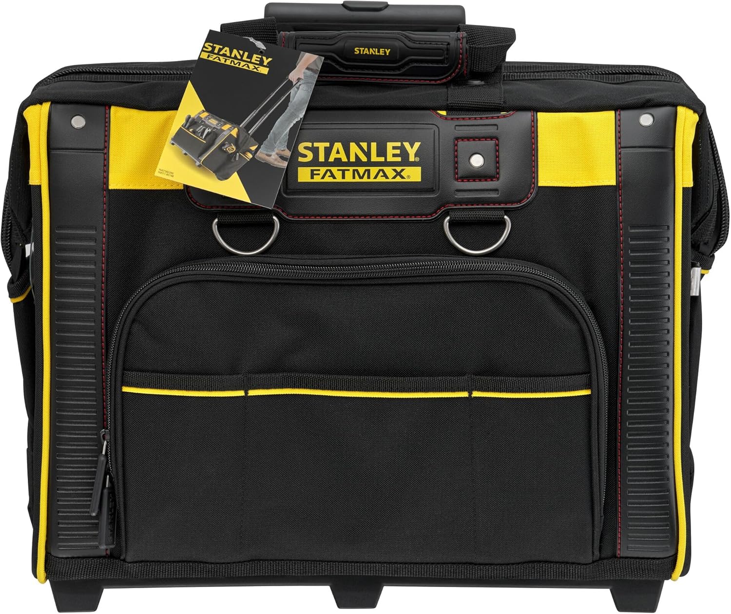 ⚡ Elektro & Technik – Stanley FatMax Werkzeugkasten (mit leichtgängigen Rollen, robust, große Öffnung, Teleskopgriff, Maße: 50 x 36 x 41 cm), FMST1-80148 – Bild 2