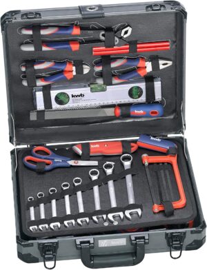 🔥 Angebote & Aktionen – kwb 370780 Toolbox (Ideal For Ambitious Domestic Use, in a Sturdy Aluminium Case), 370760