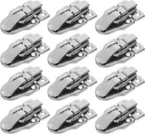 ⚒️ Bau & Montage – 12-teiliges Retro-Metallkasten-Verschluss- Klassische Haspe für Holzboxen Schmuckschatullen Werkzeugkoffer Einfache Montage Vielseitig für Diy-Projekte und Aufbewahrung