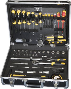 🔥 Angebote & Aktionen – Tool Box 130 Pieces | DIY Kit | Aluminium Tool Box | Tool Bag | Workshop Case | Weight Approx. 10 kg | Aluminium Case | 52 x 18 x 41 cm
