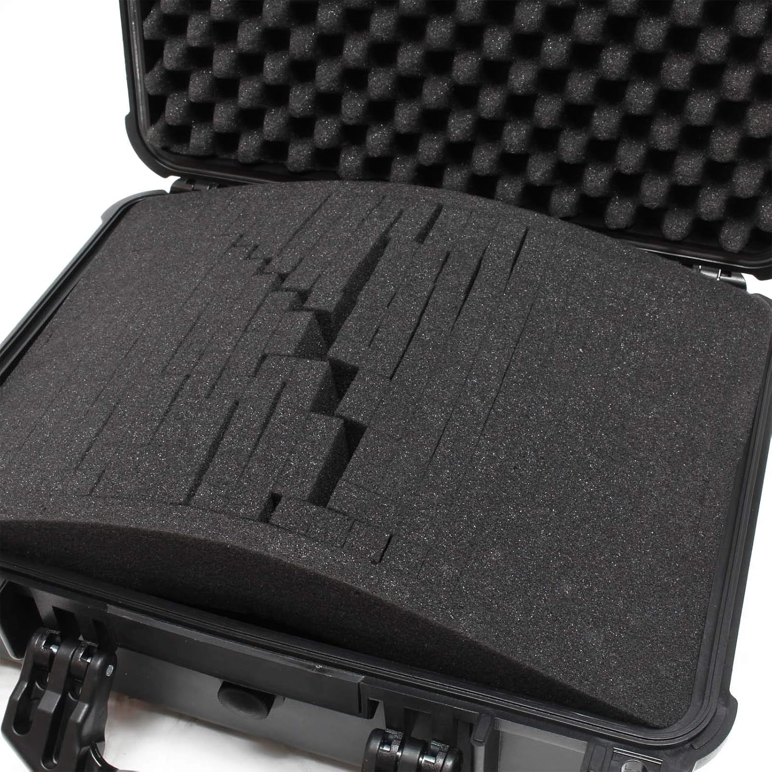 ⚡ Elektro & Technik – Wiltec Universalkoffer, 40,6 x 33 x 17,4 cm, schwarz, Schutzhülle, wasserdicht mit Druckausgleichsventil und verstellbaren Schaumstoffmatten – Bild 8