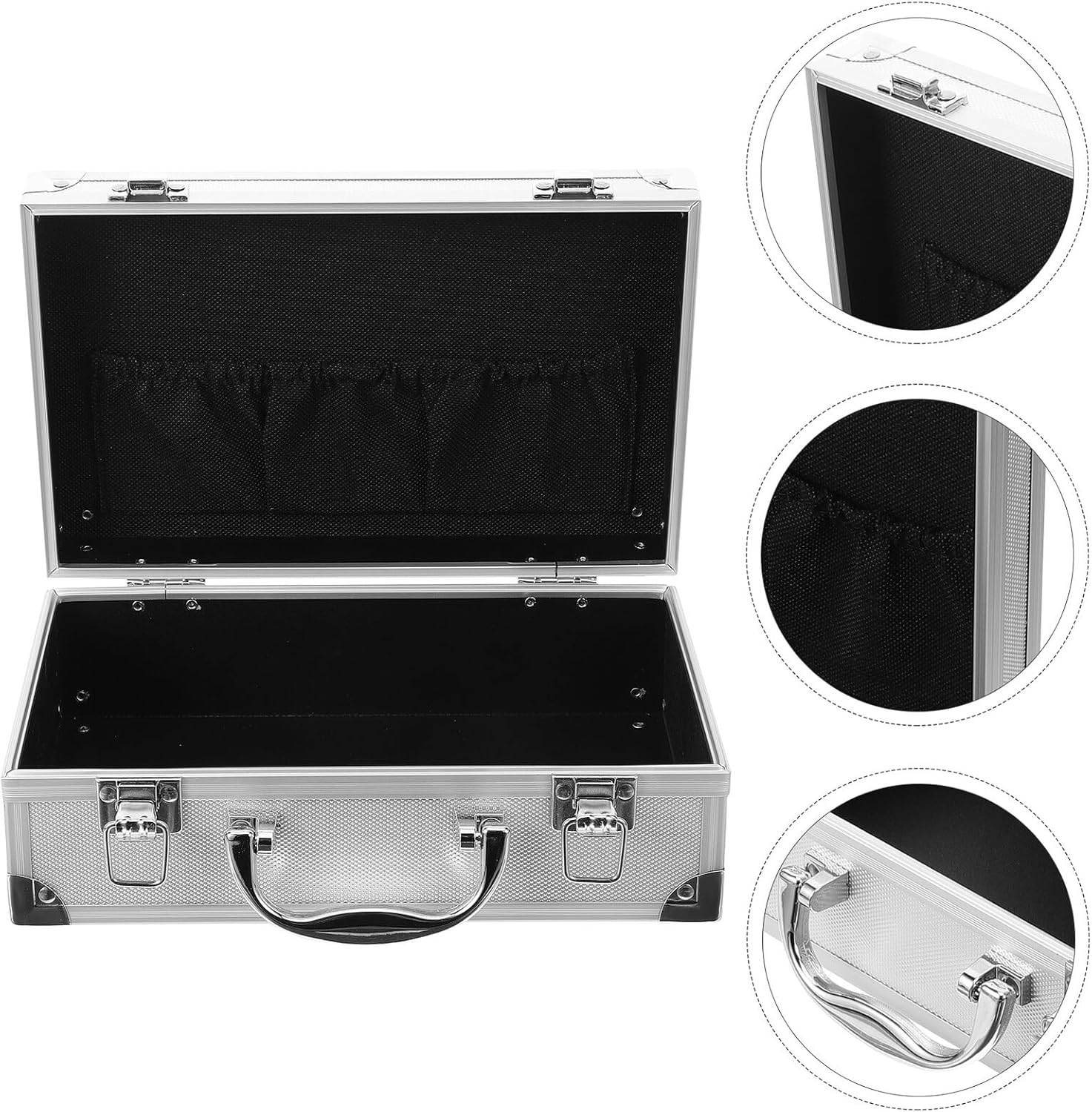 🚗 KFZ & Werkstatt – Gatuida Portable Aluminium Tool Box, Robust Multifunctional Organiser with Compartments for Car, Home Maintenance, Easy Storage and Transport, Essential Tools – Bild 2