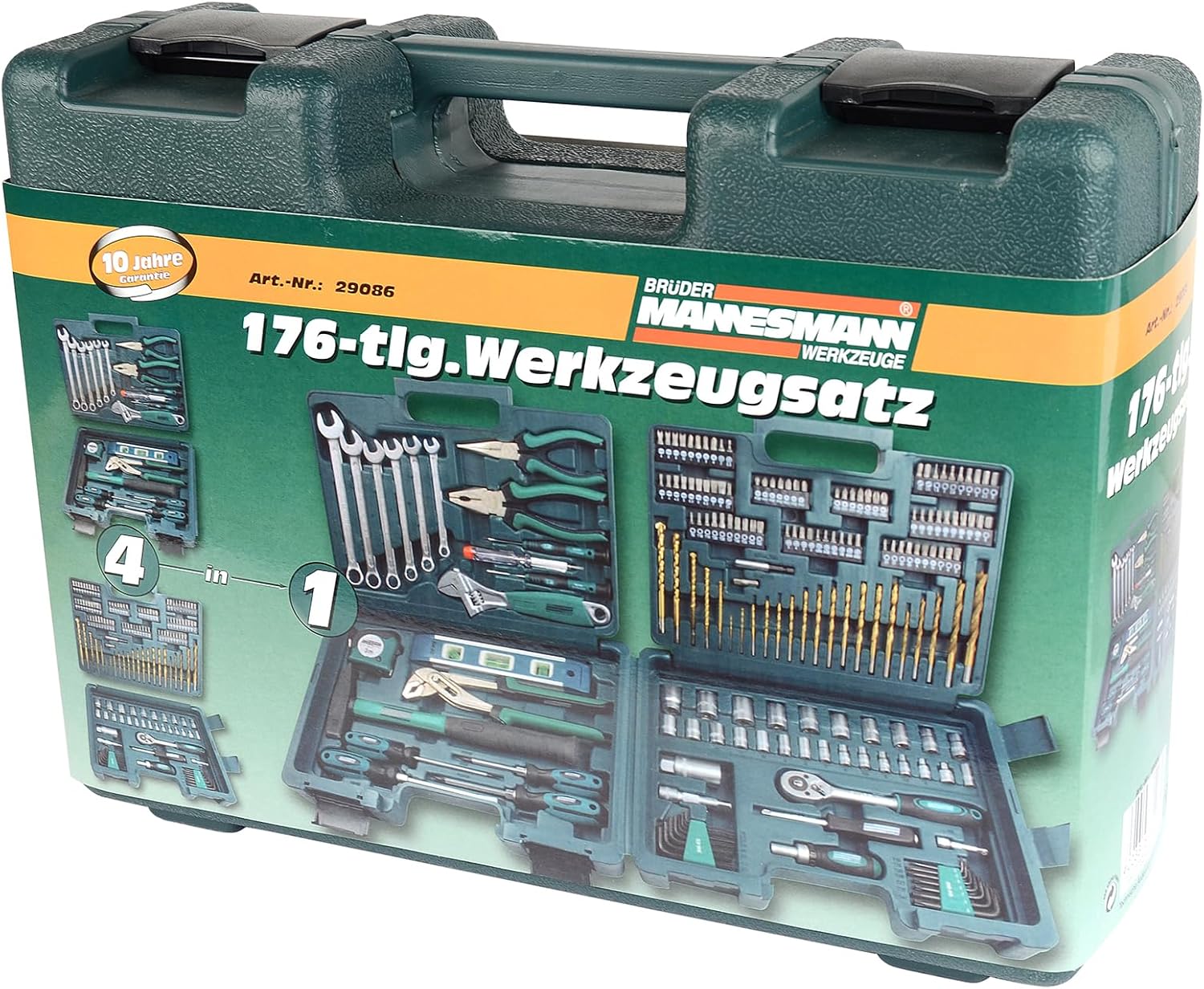 🚗 KFZ & Werkstatt – Brüder Mannesmann Tool 176 Pieces Tool Set, M29086 – Bild 2