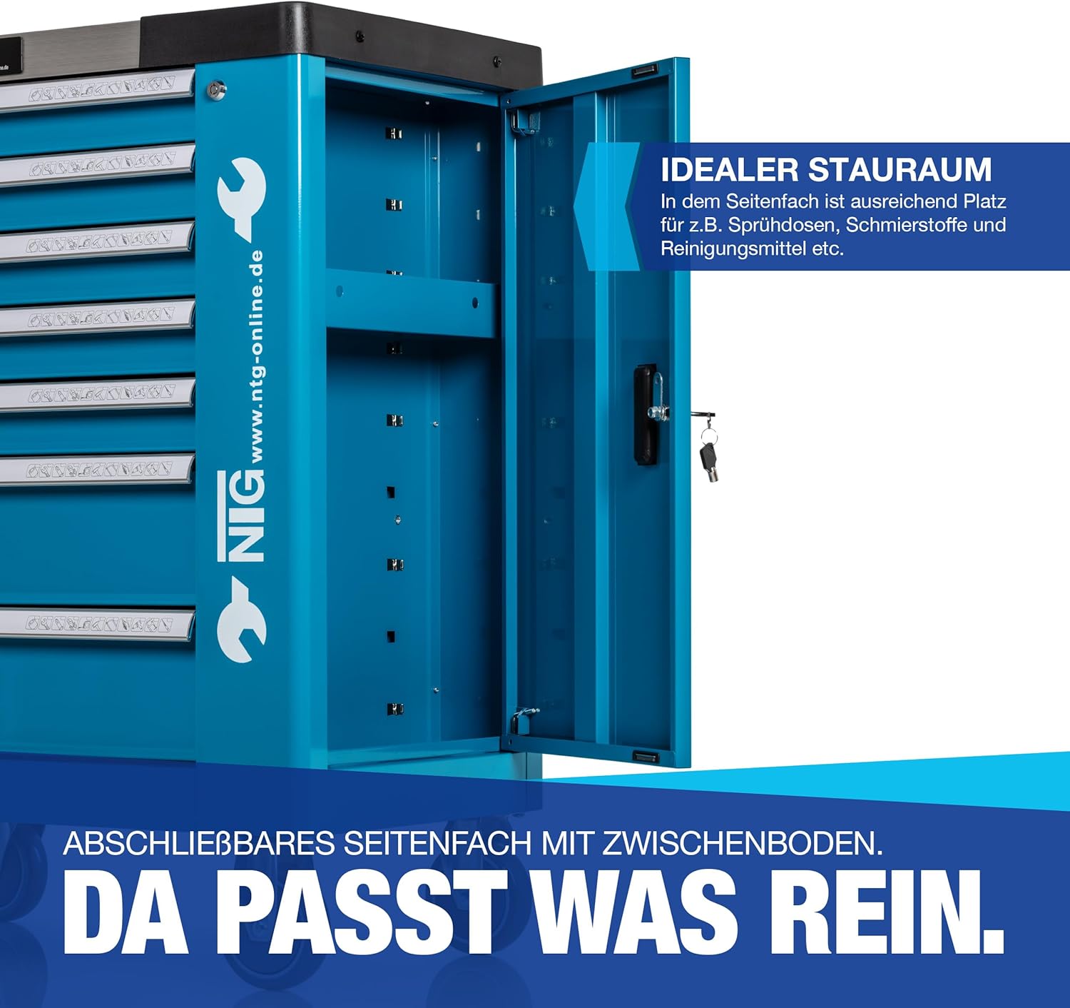 ⚡ Elektro & Technik – Werkzeugwagen, Trolley-Werkzeugkasten, Werkzeugtruhe und 247 Werkzeuge – Bild 5