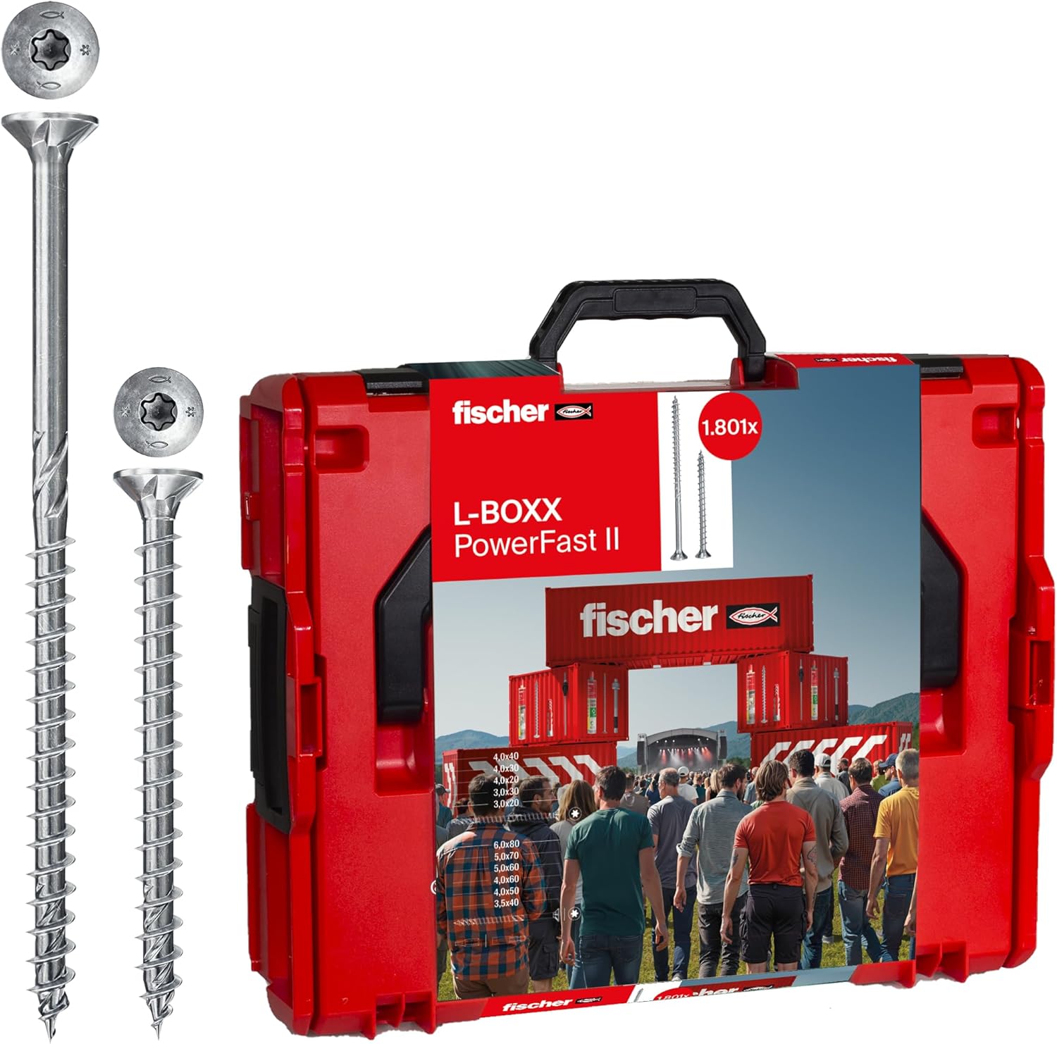 🔥 Angebote & Aktionen – fischer L-Boxx wood screw.
