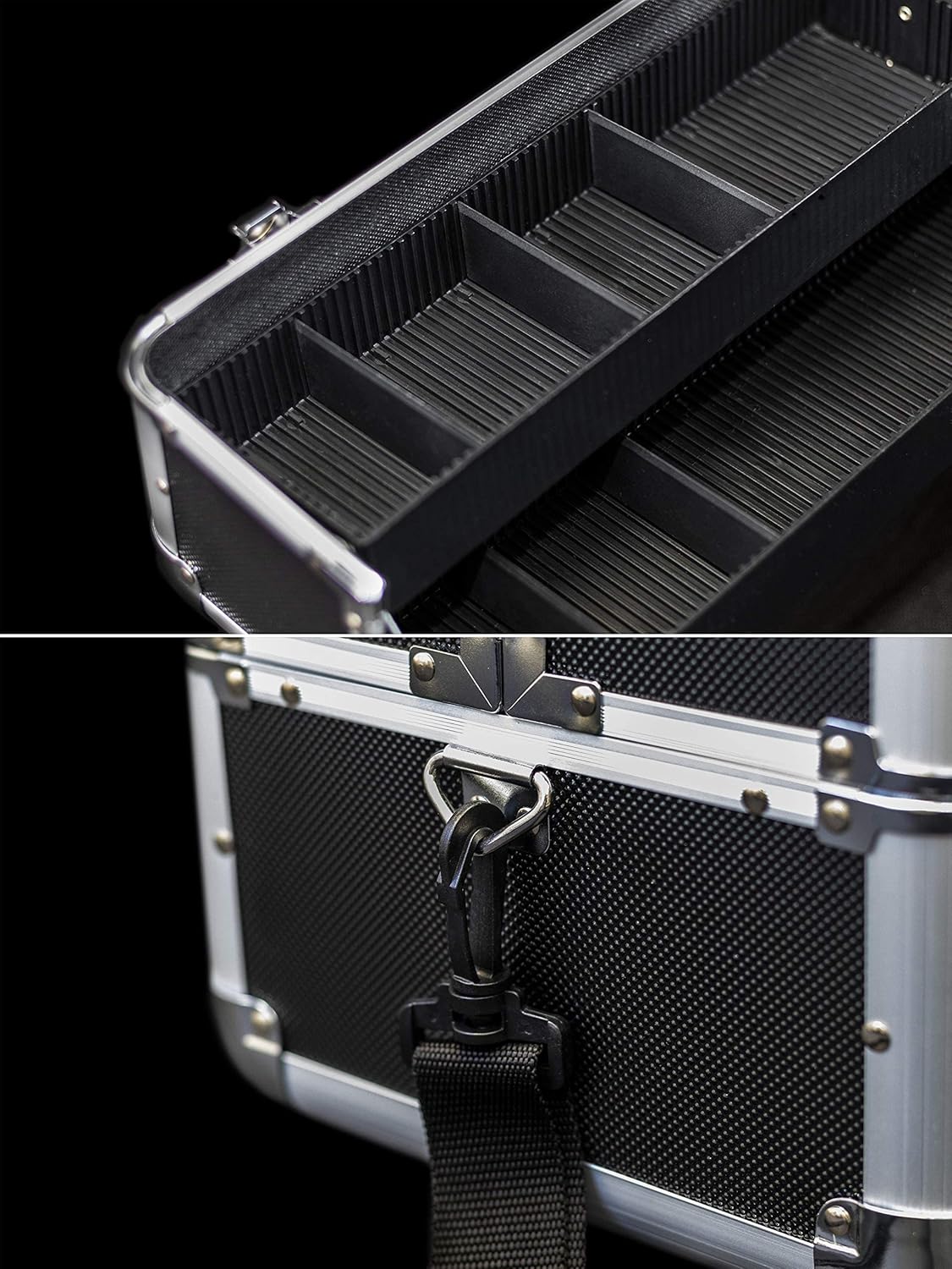 🔥 Angebote & Aktionen – Meister multi-purpose case, lots of storage space, divisible compartments for small parts, lockable, including 2 keys and a carrying strap, cosmetic case, scissors case – Bild 4
