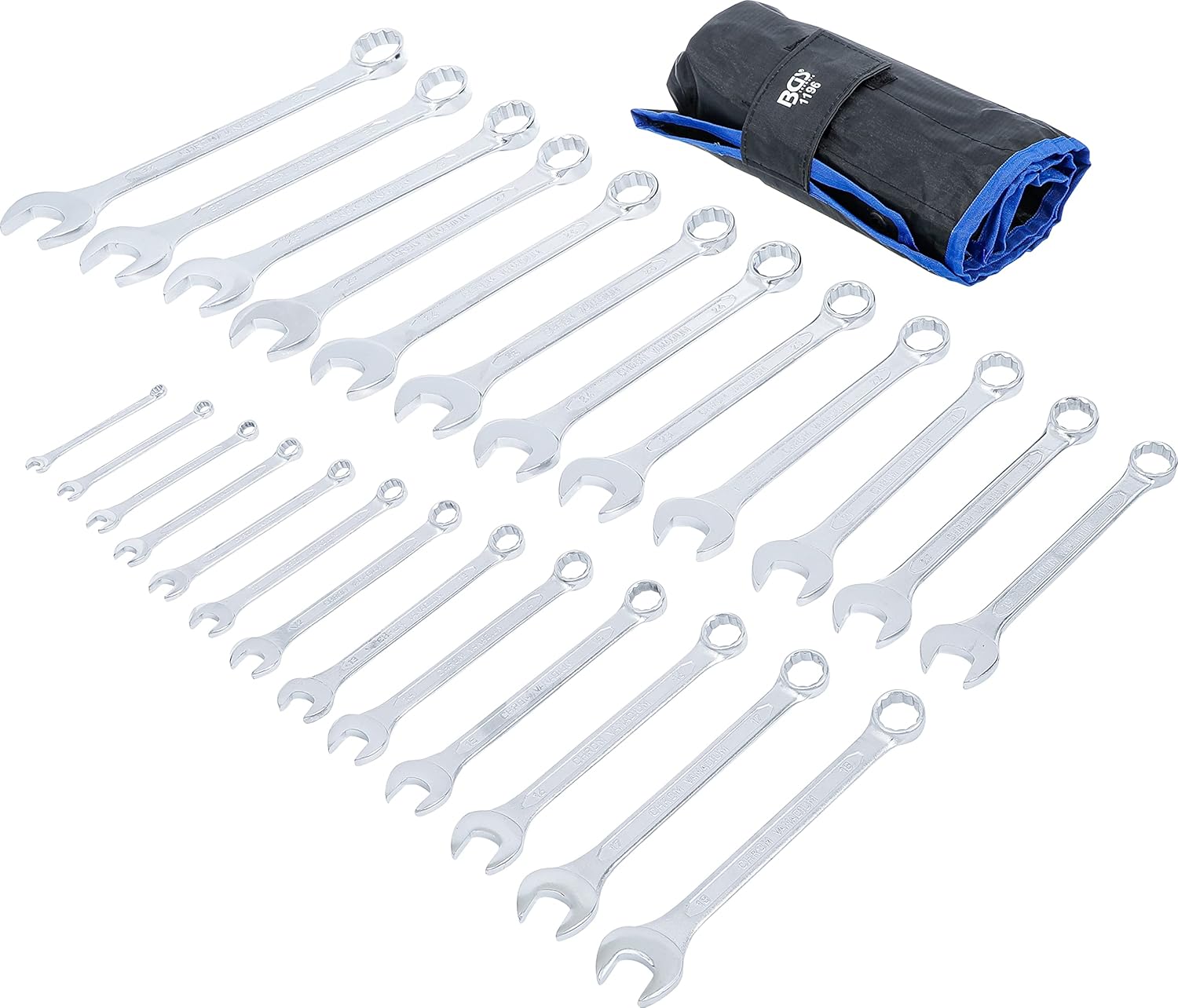🚗 KFZ & Werkstatt – Würth Zebra Socket Spanner Set 1/4 + 1/2 Inch Ratchet Box 59 Pieces 096509059 & BGS 1196 | Open-Ended Ring Spanner Set | 25 Pieces | SW 6-32 mm | Includes Tetron Roll Bag | Combination Spanner – Bild 7