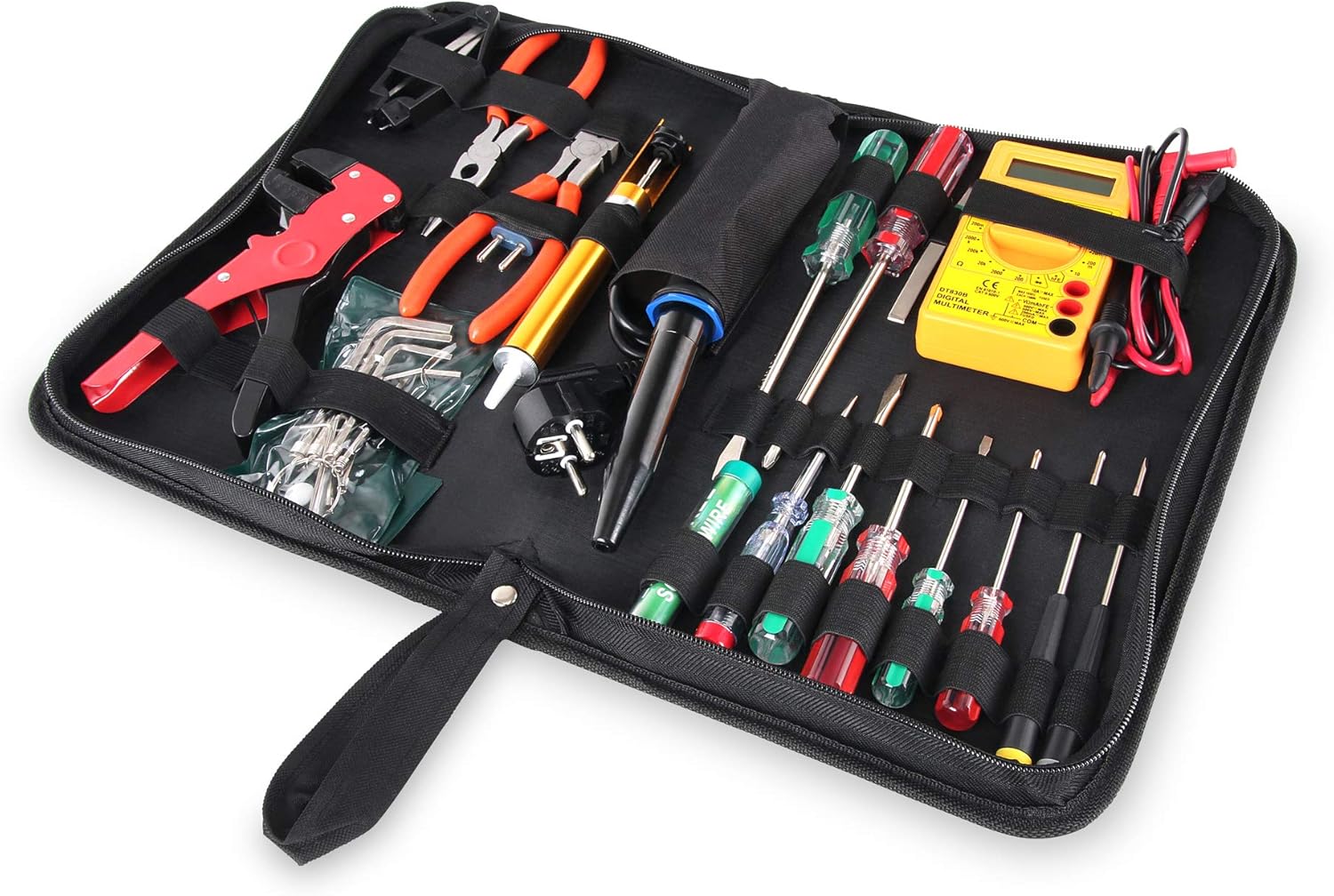 ⚡ Elektro & Technik – Stagecaptain EWS-15 Elektrowerkzeug-Set (27-teilig, inkl. Lötkolben und Multimeter, für Proberaum, Bühne, Wohnbereich und Werkstatt, komplett im praktischen Koffer) – Bild 2