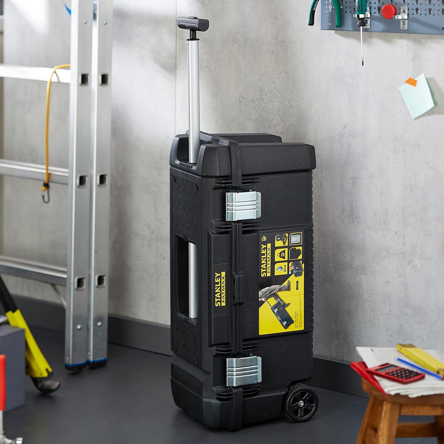 🔥 Angebote & Aktionen – Stanley Fatmax FMST1-75761 Tool Box Structual Foam (Splash-proof with Metal Clasps, All-Round Rubber Seal and Telescopic Handle) – Bild 2