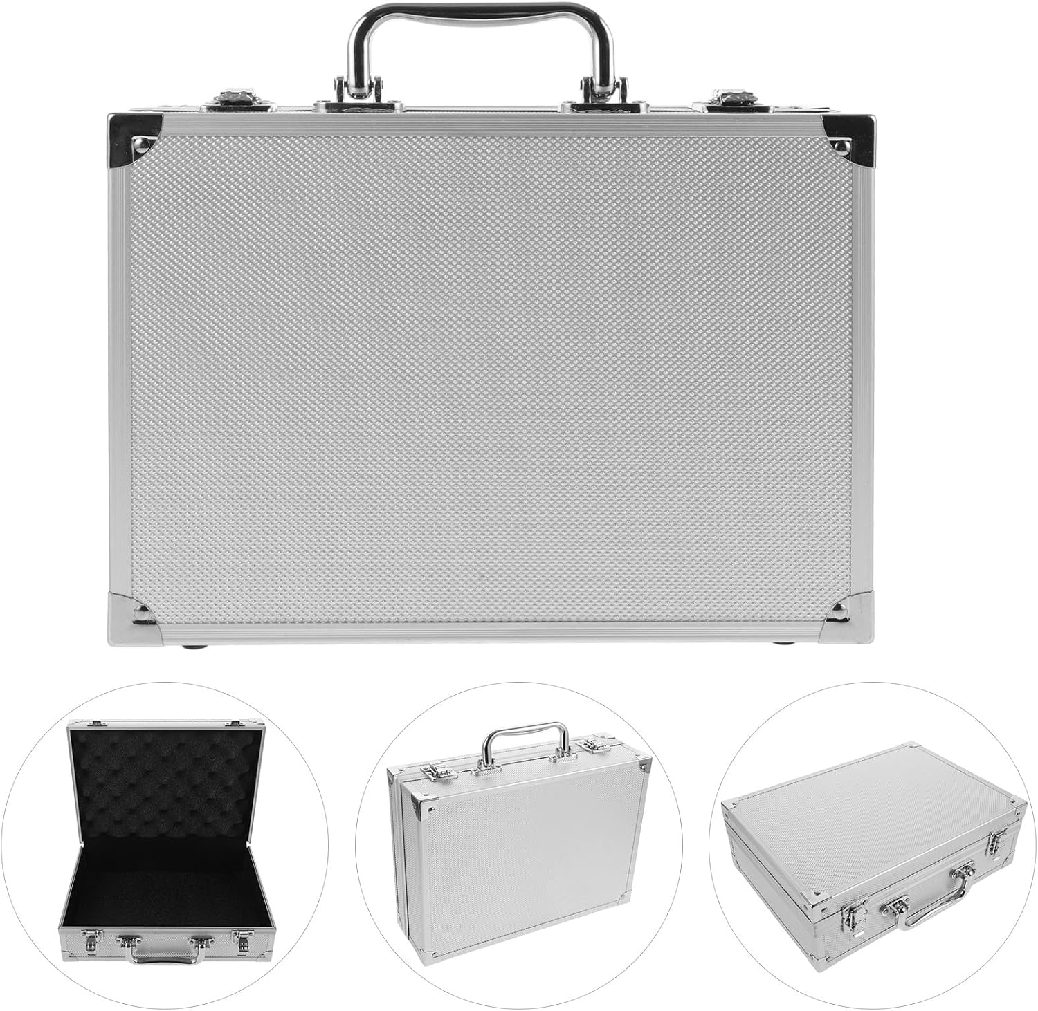 ⚒️ Bau & Montage – Yardenfun Werkzeugkoffer Aluminiumlegierung Tragbar mit Schaumstoffpolsterung und Zahlenschloss Kompakt 28X19,5X8cm für Handwerker und Heimwerker – Bild 8