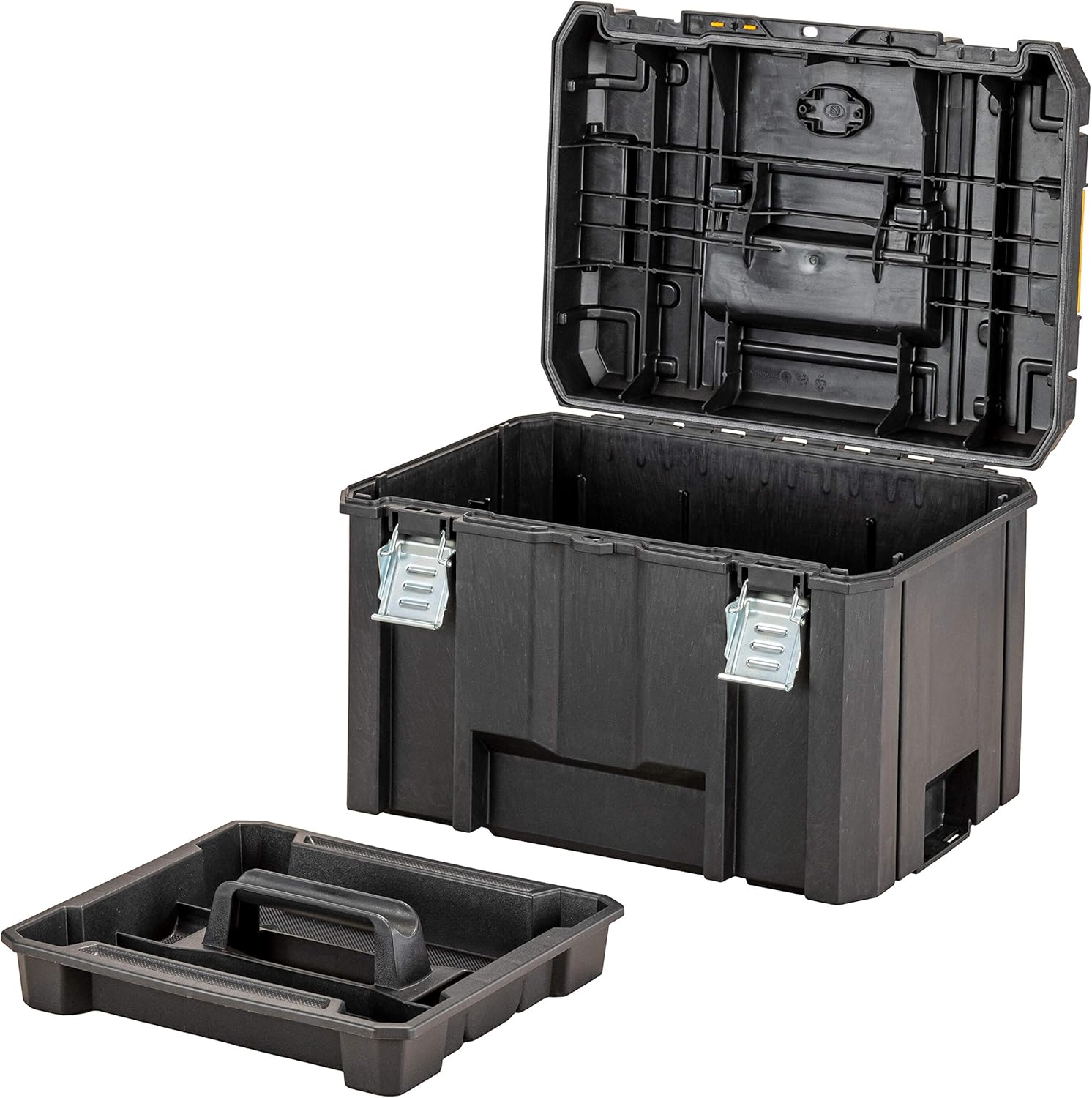 ⚒️ Bau & Montage – DEWALT TSTAK Deep Tool Box VI, DWST83346-1 (44 L Volumen, großvolumige Box, kombinierbar mit anderen TSTAK-Boxen, sichere Aufbewahrung von Elektrowerkzeugen und Handwerkzeugen, IP54), Multi, Einheitsgröße – Bild 4