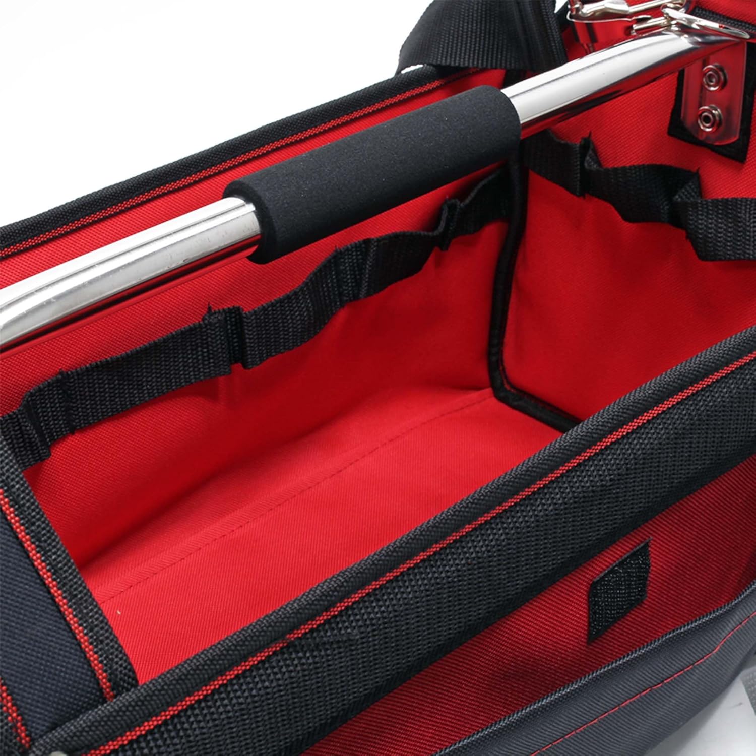 ⚡ Elektro & Technik – L-Werkzeugtasche mit verstellbarem Schultergurt und Tragegriff, Innen- und Außentaschen – Bild 8