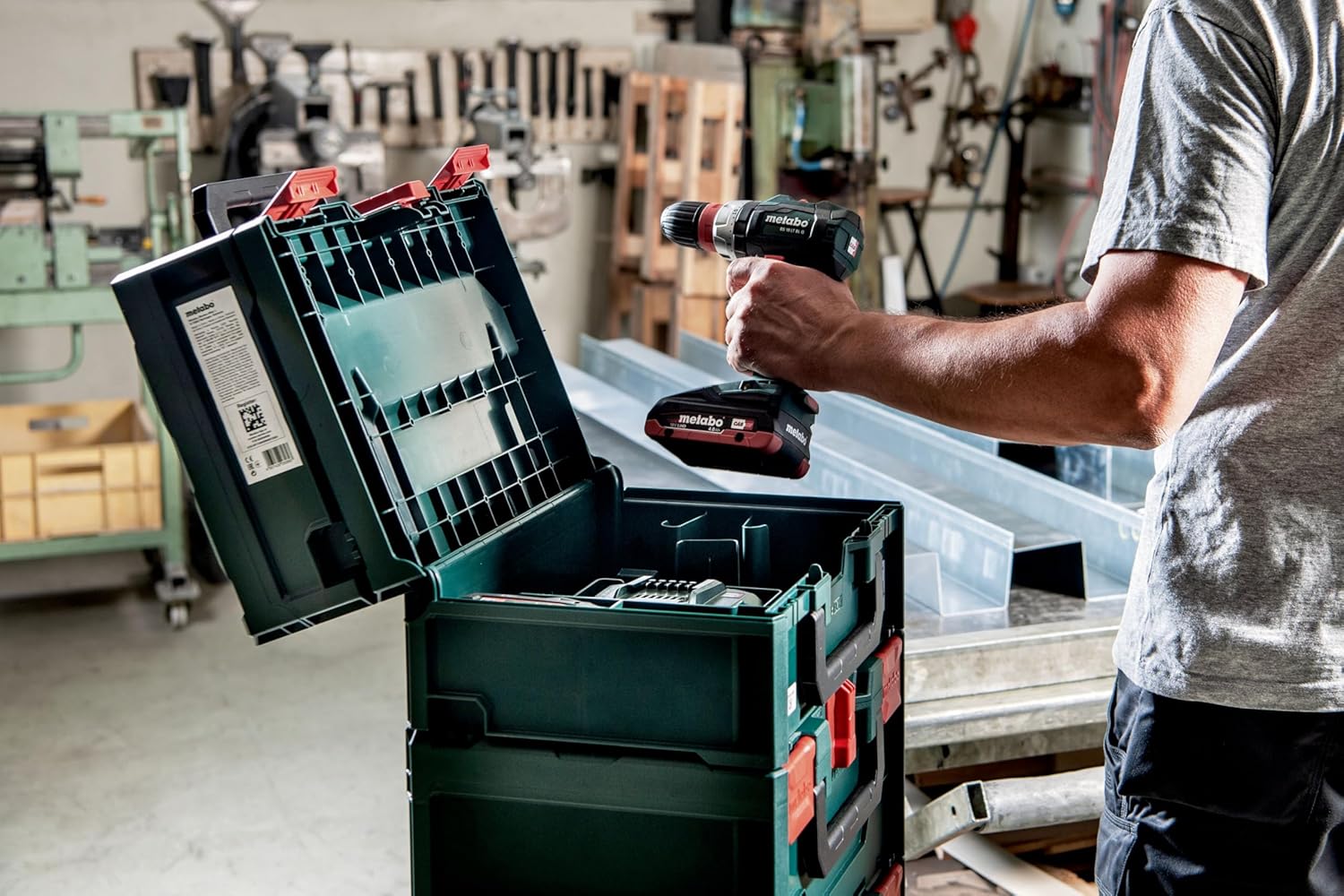 ⚒️ Bau & Montage – Metabo metaBOX 118 für BS/SB, 12V (626885000) Maße: 396 x 296 x 118 mm, Koffervolumen: 8,4 L, maximale Belastbarkeit Deckel: 125 kg – Bild 2