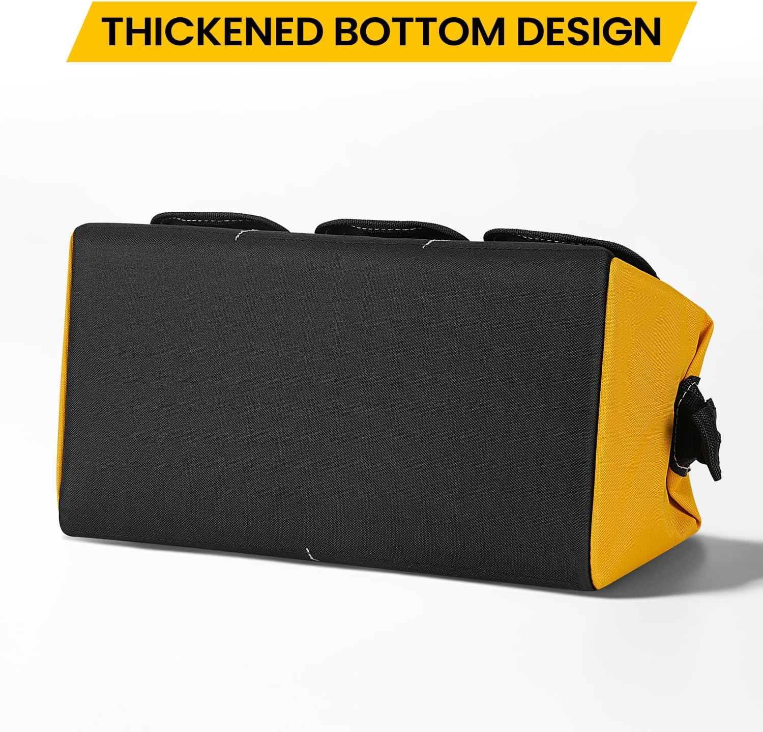 ⚒️ Bau & Montage – Große Werkzeugtasche, gelbe Werkzeugtaschen für Herren, strapazierfähig, 44 cm, grün, 1680D Polyester, ideal für Heimwerker und Handwerker – Bild 3