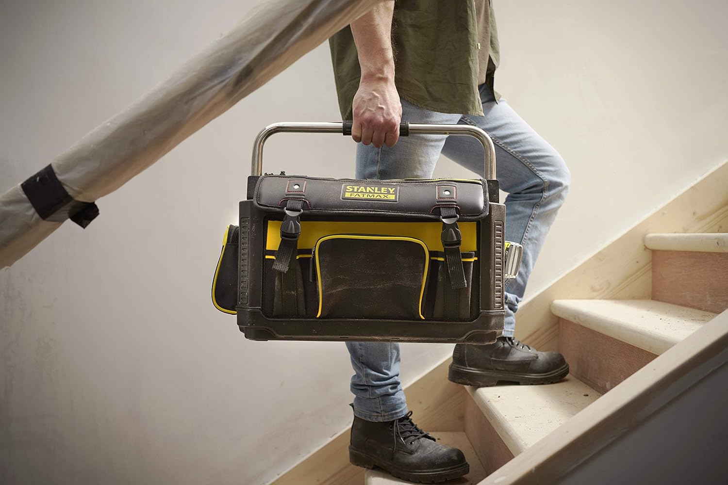 ⚒️ Bau & Montage – Stanley 20-Zoll-FatMax-Tragetasche aus Kunststoff/Stoff mit Deckel – Bild 10