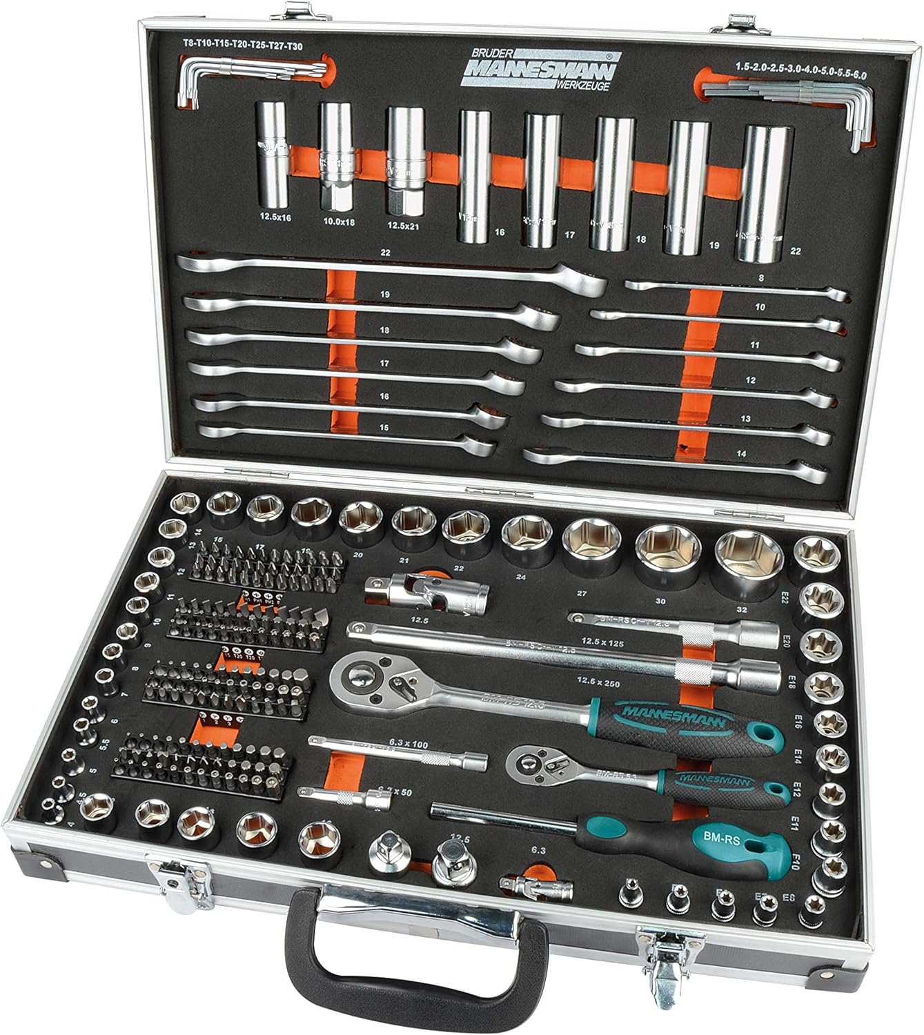 🚗 KFZ & Werkstatt – Brüder Mannesmann Tools M98432 Socket Spanner Set 232 Pieces