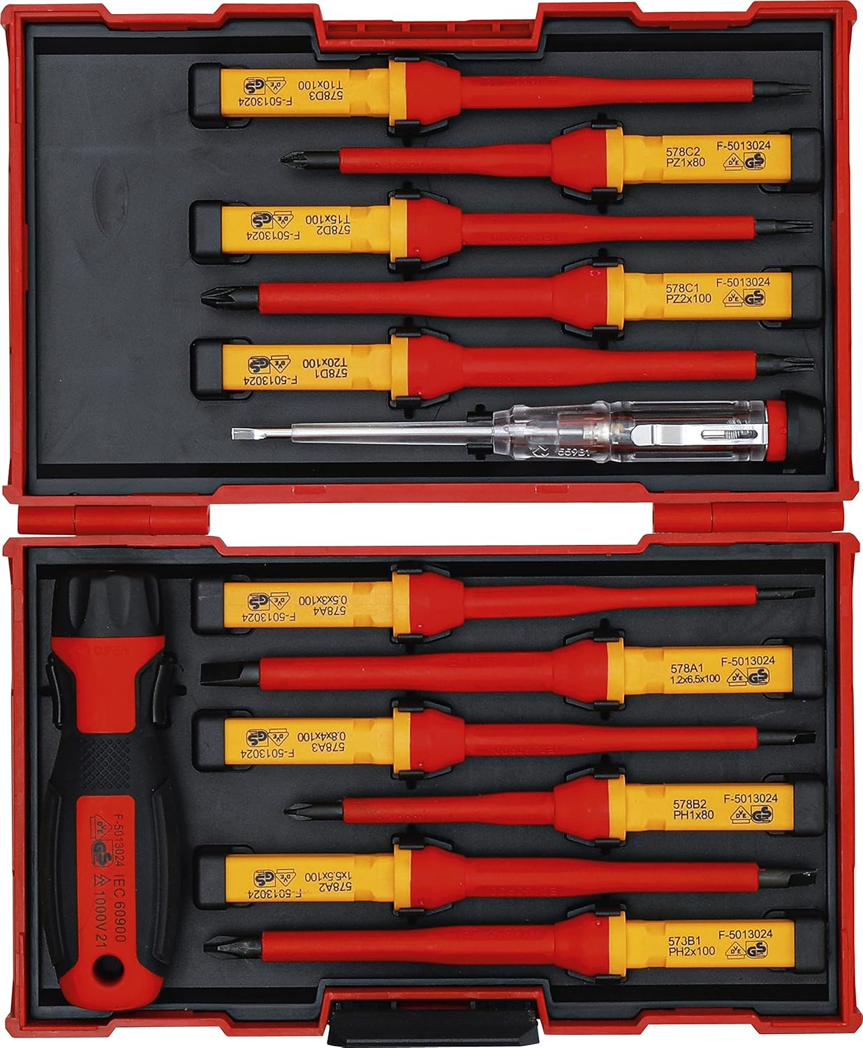 ⚡ Elektro & Technik – BGS 35814 VDE-Schraubendreher-Set mit Wechselklingen, 13-teilig – Bild 9