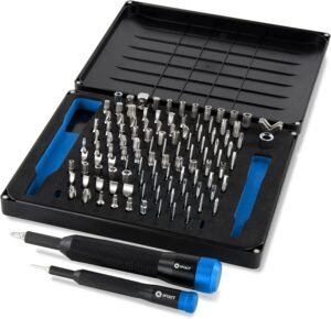 ⚡ Elektro & Technik – iFixit Manta Precision Bit Set, Precision Bit Set with 2 Screwdrivers & 112 Bits: Mini bits (4 mm) for electronics and 1/4 inch standard bits