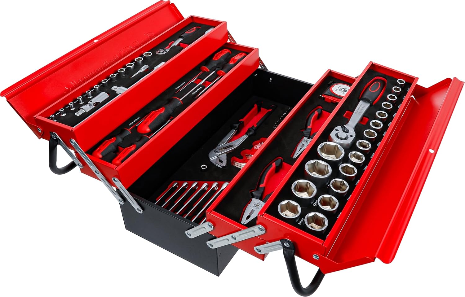 🚗 KFZ & Werkstatt – BGS Diy 6056 Metal Tool Box with Tool Assortment 86 Pieces – Bild 3