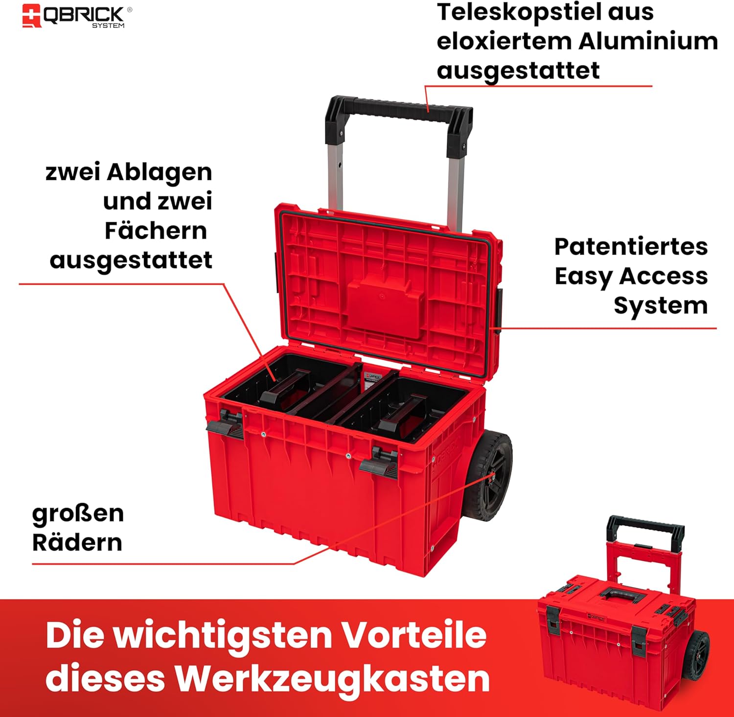 🔥 Angebote & Aktionen – Qbrick System One Cart 2.0 Red Ultra HD – Bild 5
