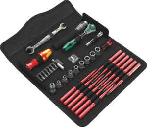 ⚡ Elektro & Technik – Wera 05135926001 KK W 1 Kraftform Compact W1 Wartungswerkzeug-Set, 35-teilig, Schwarz, Schwarz, 05135926001