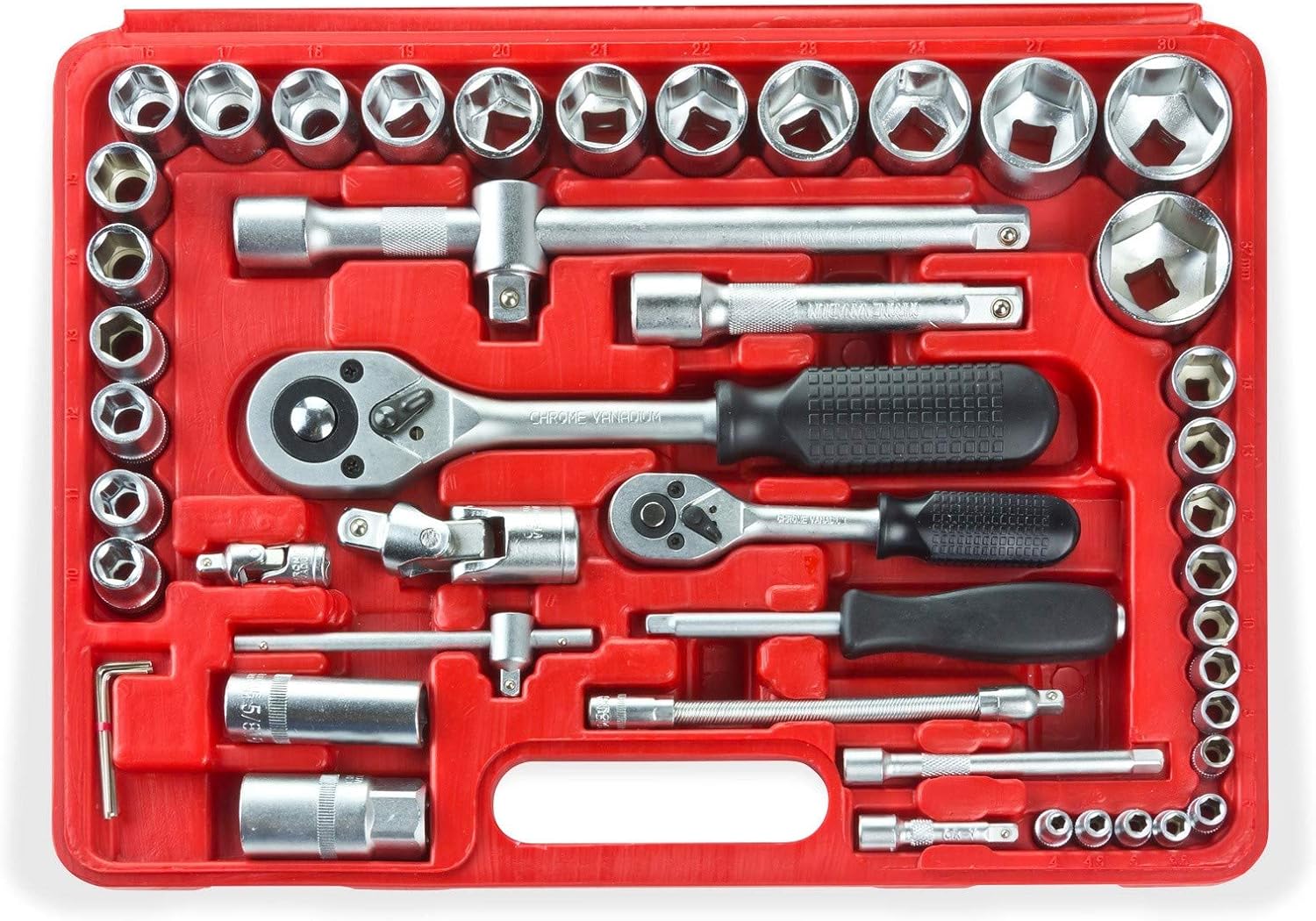 🚗 KFZ & Werkstatt – Socket Spanner Set 1/2 Inch 94 Pieces – Bild 4