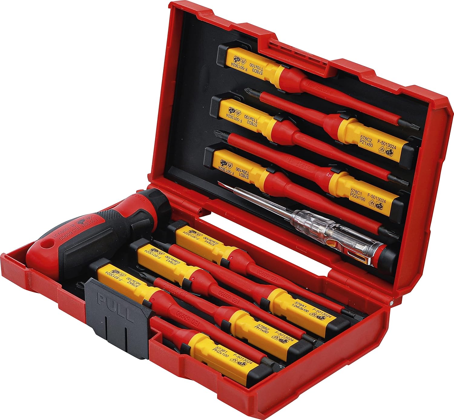 ⚡ Elektro & Technik – BGS 35814 VDE-Schraubendreher-Set mit Wechselklingen, 13-teilig – Bild 8