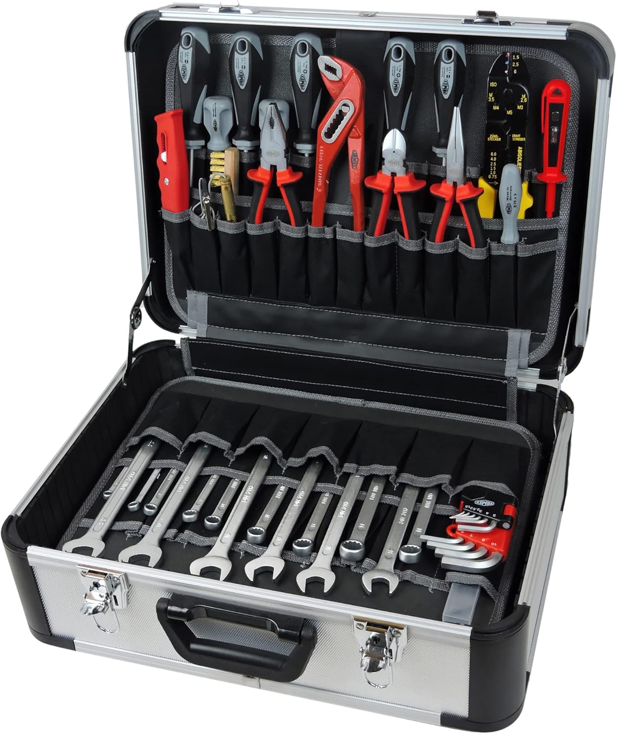 🚗 KFZ & Werkstatt – FAMEX 423-47 Tool Box Filled with Tool Set - Expandable - Tool Box Equipped - Plenty of Space for Other Tools – Bild 4