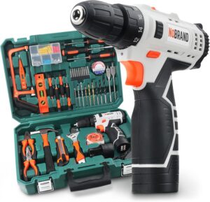 🔥 Angebote & Aktionen – Hi-Spec Tool Box with 12 V Cordless Screwdriver, 2 Batteries Included, Drill Set and a Variety of Tools in a Practical Tool Box