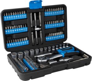 🔥 Angebote & Aktionen – Güde GSB 130 39001 130-Piece Chrome Vanadium Steel Tool Set in Handy Storage Box - Blue/Black