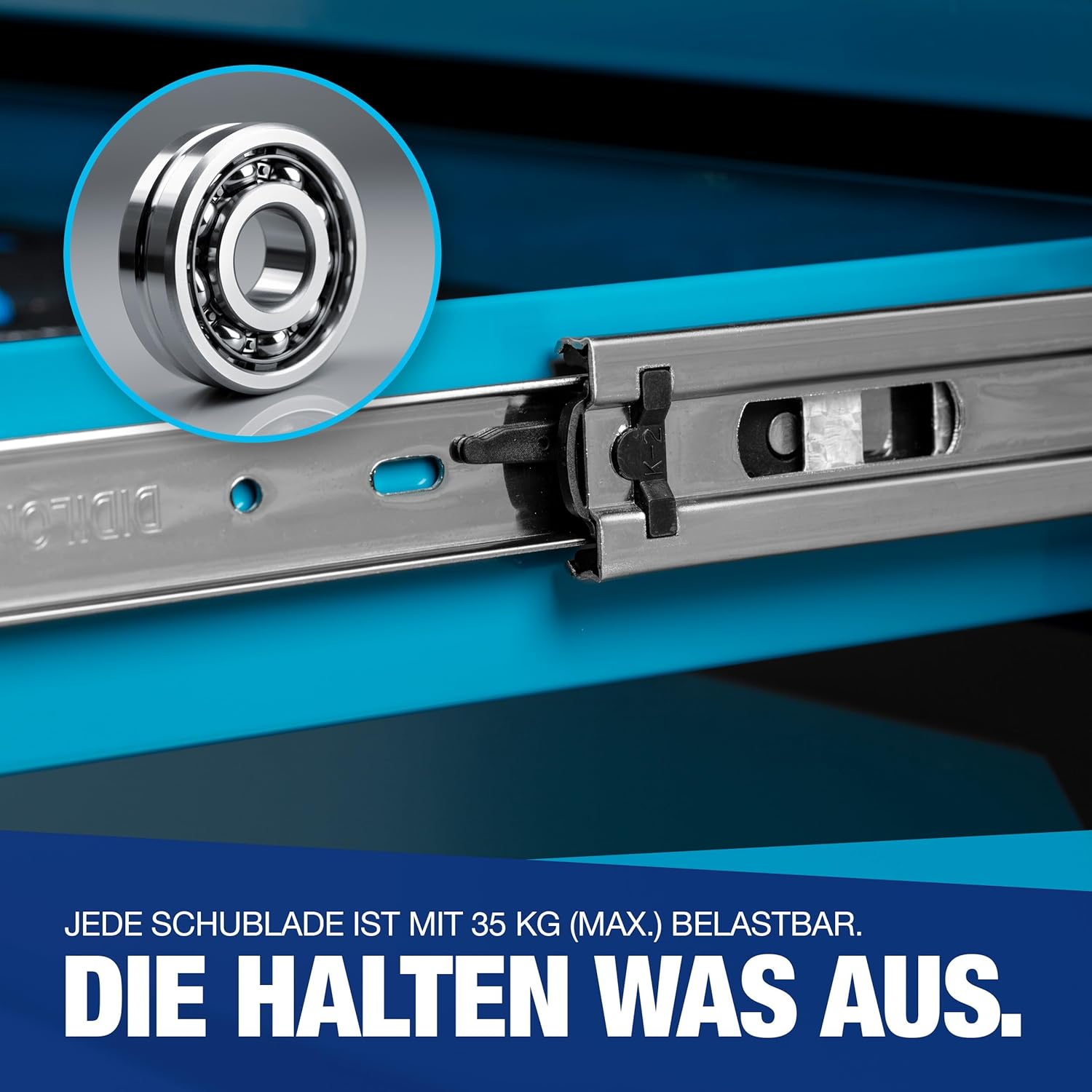 ⚡ Elektro & Technik – Werkzeugwagen, Trolley-Werkzeugkasten mit Werkzeugen und Schaumstoffeinlagen – Bild 6
