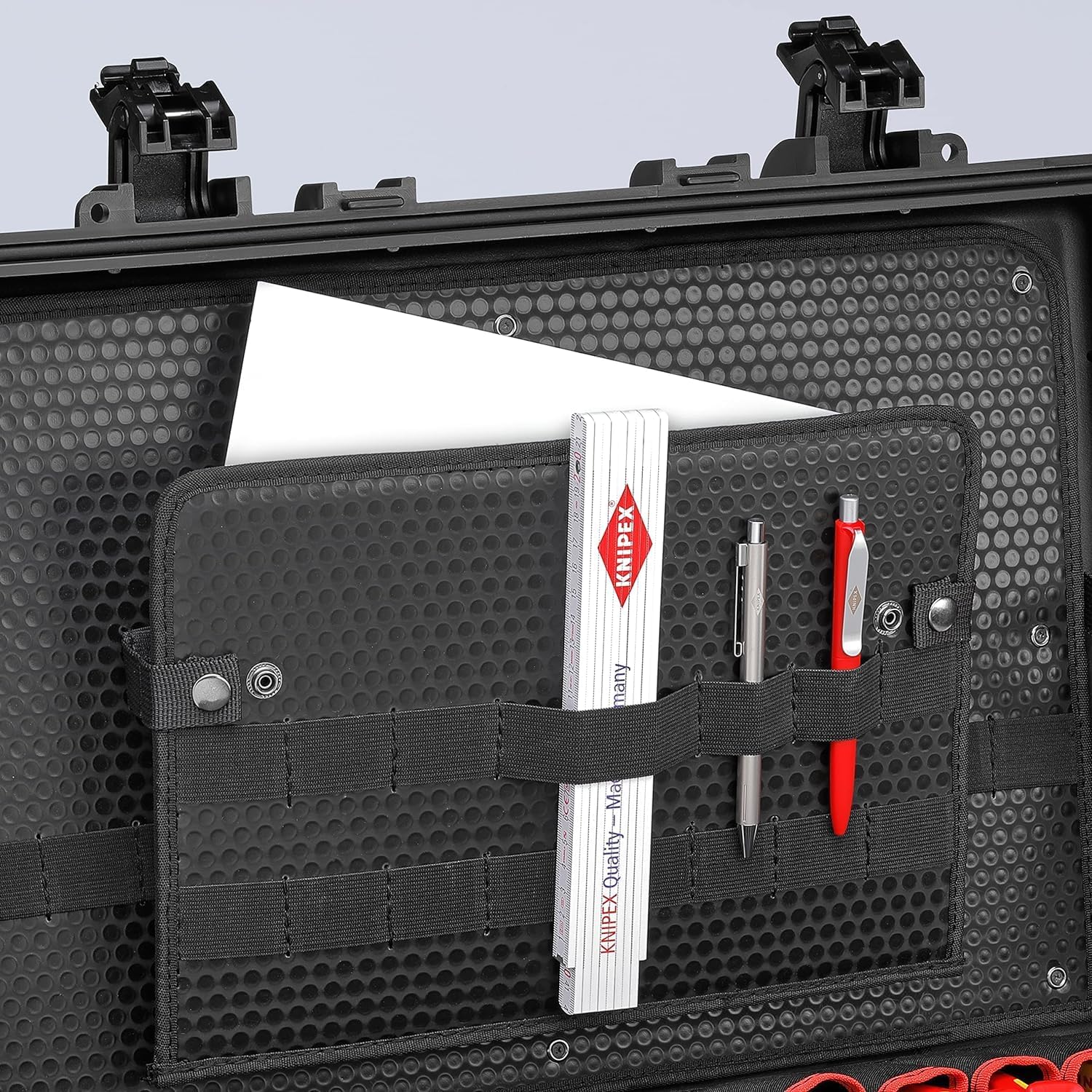 ⚡ Elektro & Technik – Knipex 00 21 37 LE Werkzeugkoffer Robust45 mit integrierten Rollen und Teleskopgriff leer, schwarz – Bild 6