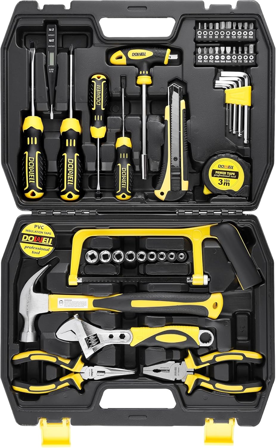 🔥 Angebote & Aktionen – DOWELL Tool Set 49-Piece Home Repair Hand Tool Kit with Plastic Tool Box Storage Case