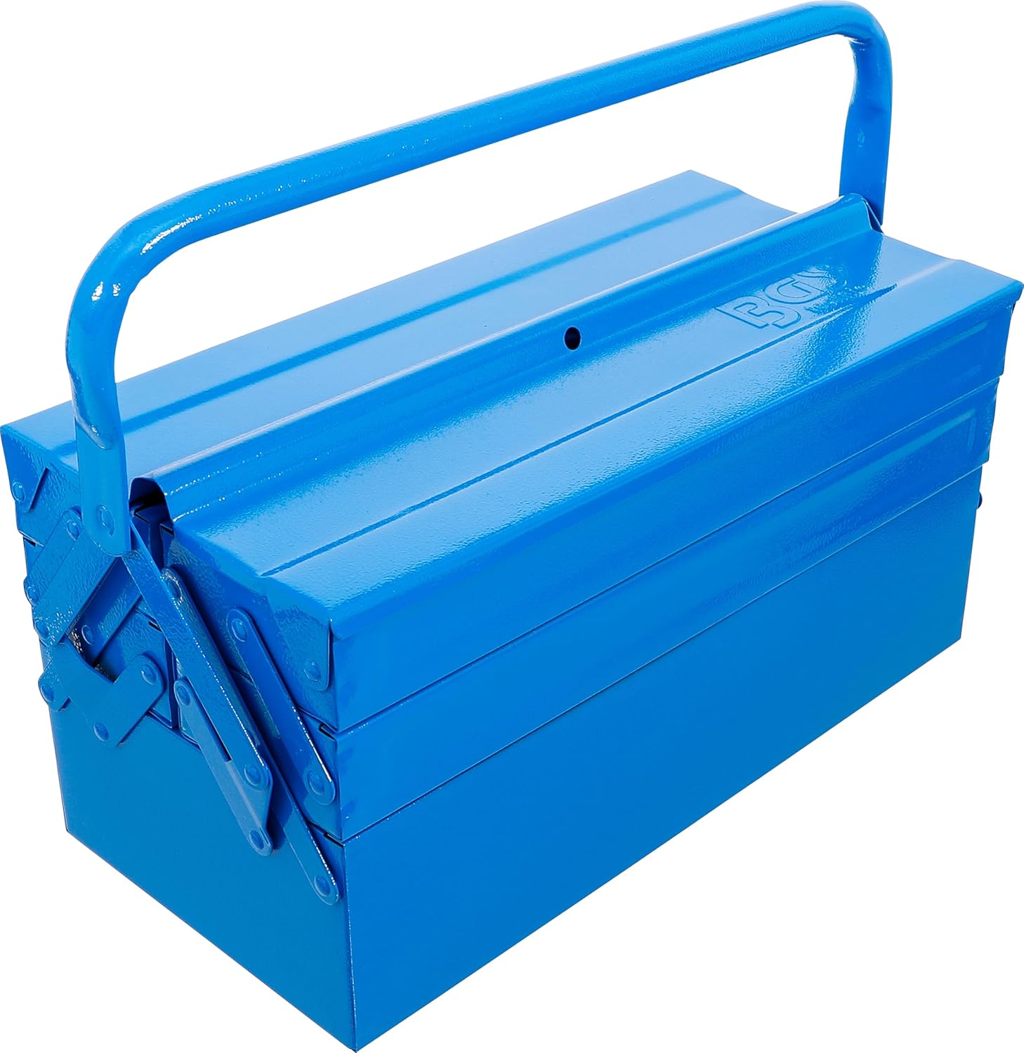 ⚒️ Bau & Montage – BGS 33000 | Metall-Werkzeugkasten | Leer | 420 x 200 x 200 mm | 5 Fächer | Stahlblech – Bild 5