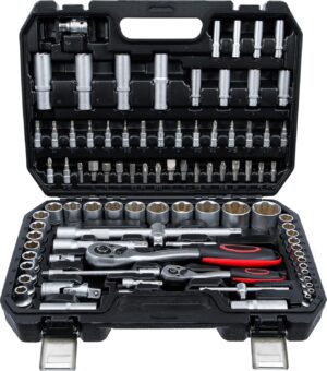 🚗 KFZ & Werkstatt – Kraftmann 2296 Bit Set, Silver/Black, 1/4-1/2-Inch