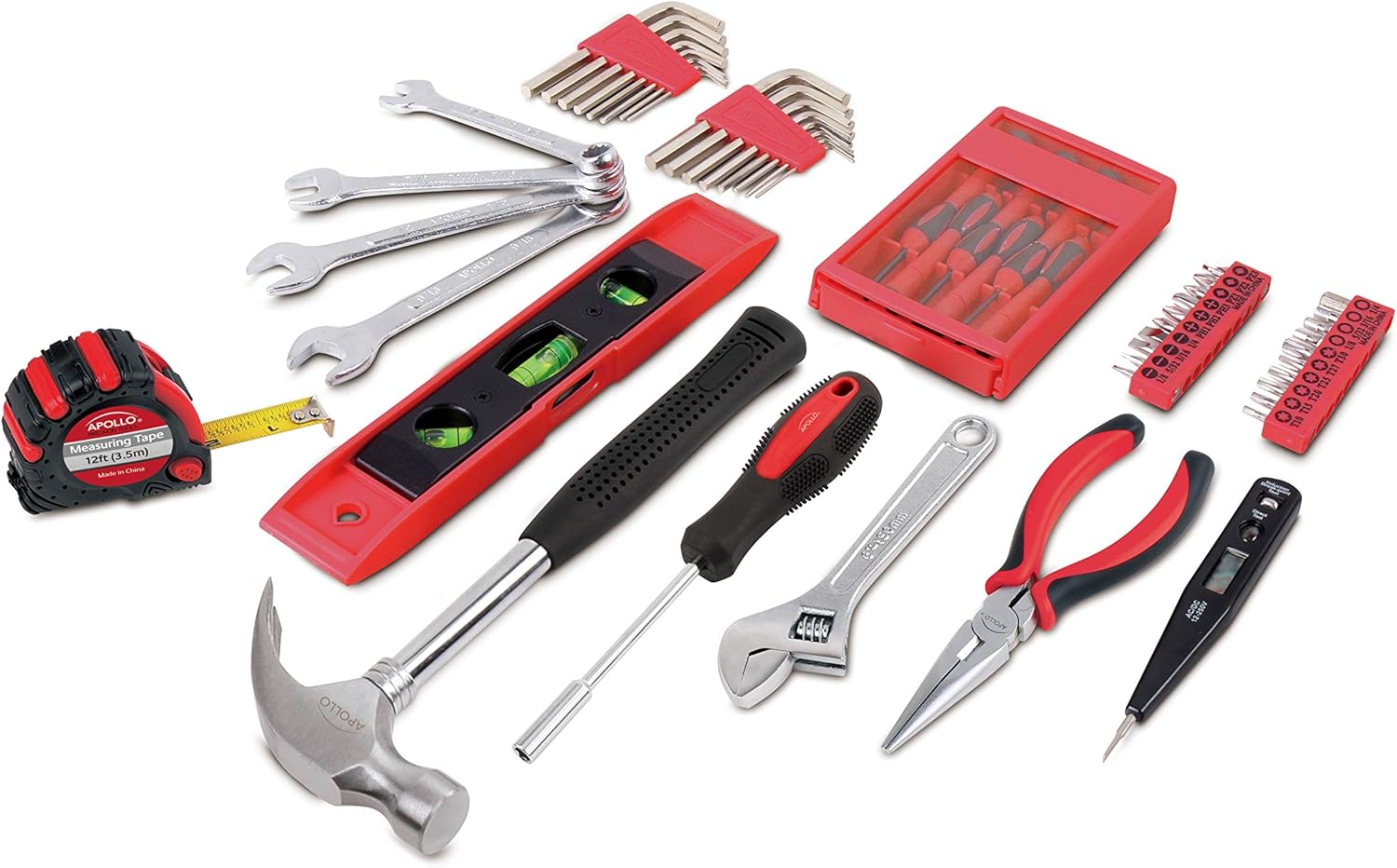 🔥 Angebote & Aktionen – Apollo Tools DT9773 53-Piece Household Tool Kit with Tool Box – Bild 3