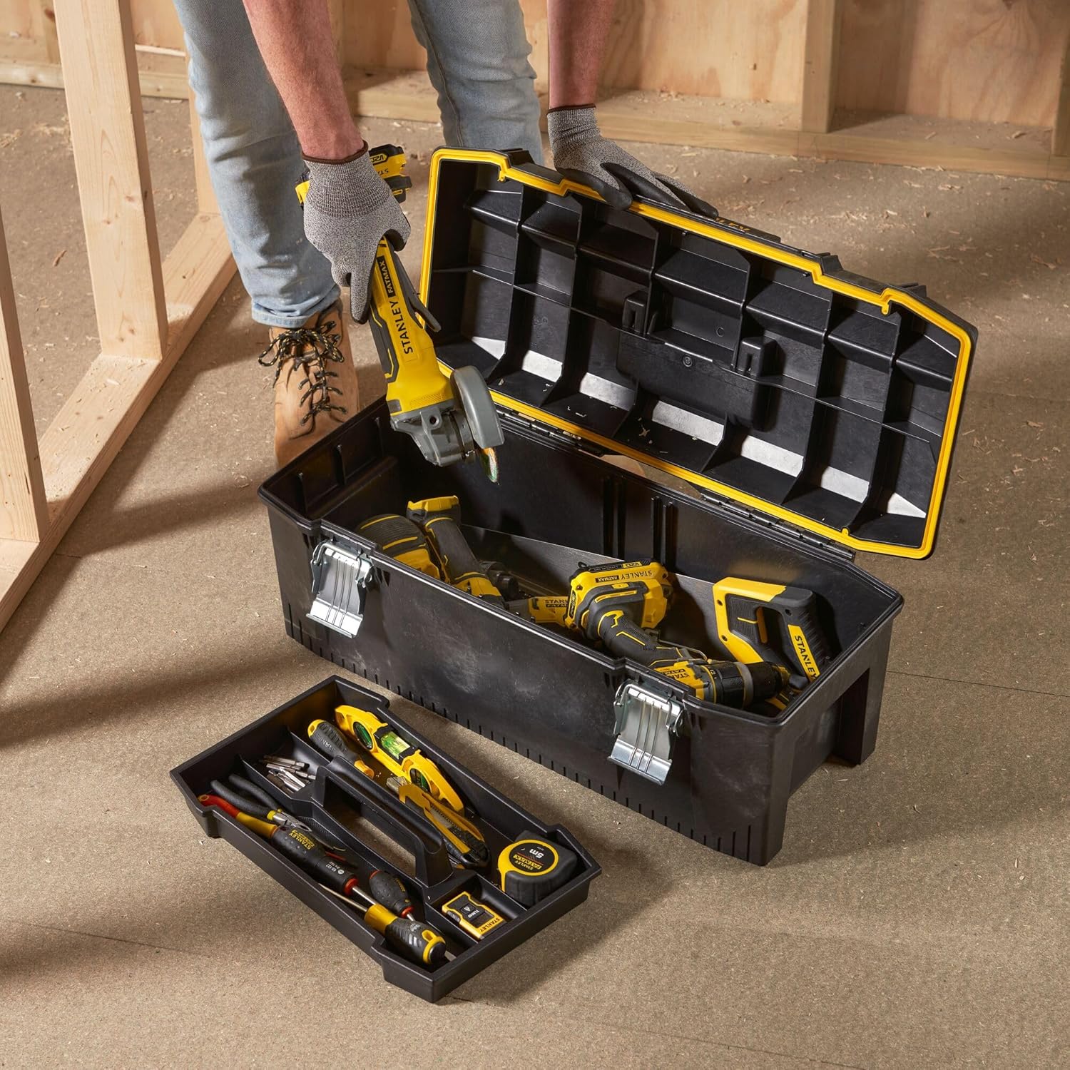 🔥 Angebote & Aktionen – Stanley FatMax 1-93-935 Waterproof Toolbox 28inch – Bild 4