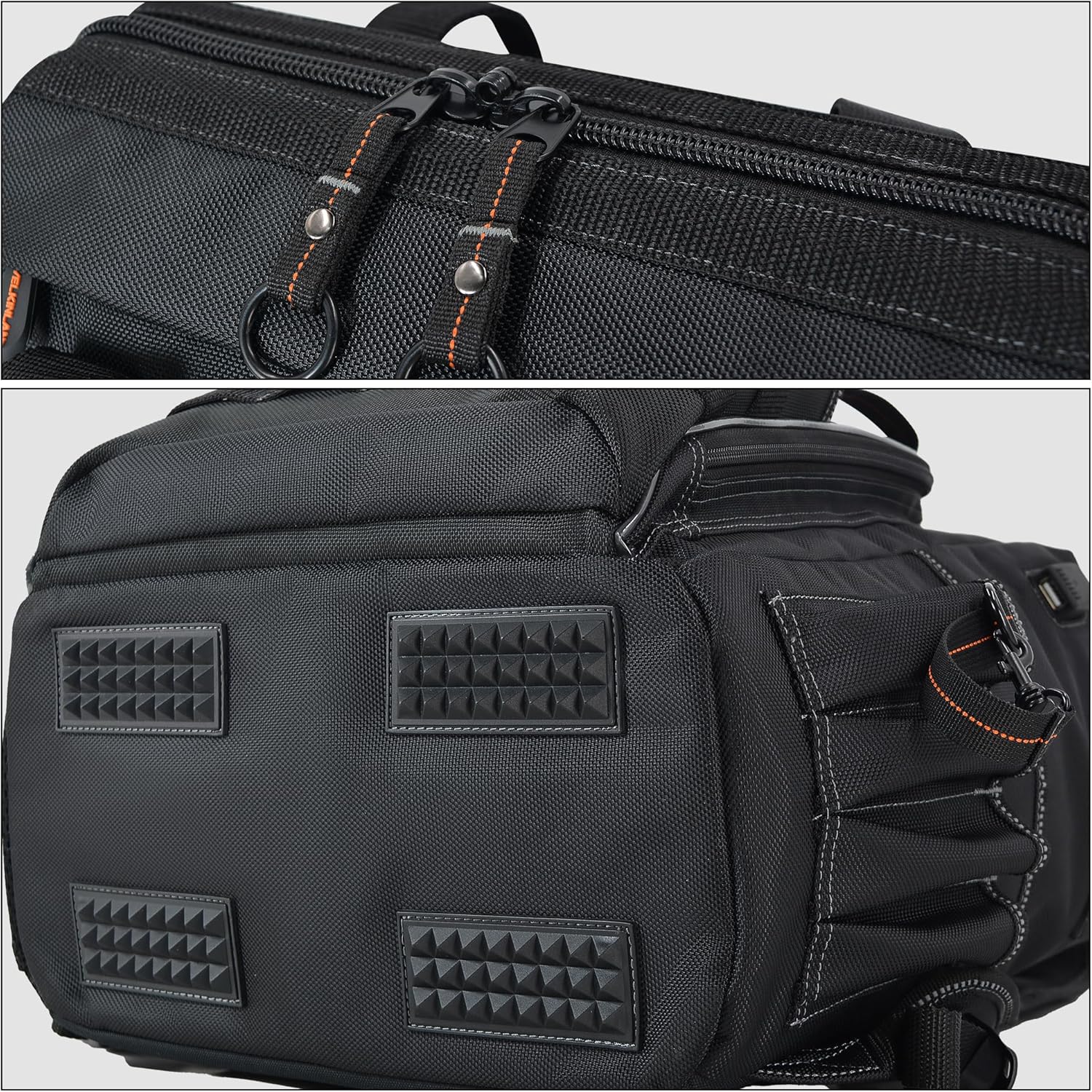 ⚡ Elektro & Technik – WELKINLAND Werkzeugrucksack mit 55 Taschen, Werkzeugtasche, Werkzeugtasche, Werkzeugrucksack, Elektriker-Rucksack, Werkzeugrucksack, Werkzeugrucksack, robust – Bild 4