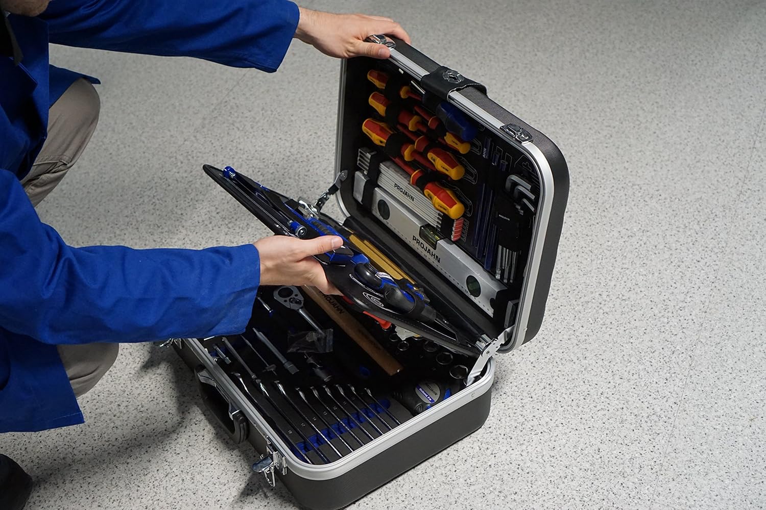 ⚡ Elektro & Technik – Projahn 8683 Elektriker-Werkzeugkoffer-Set, 128-teilig