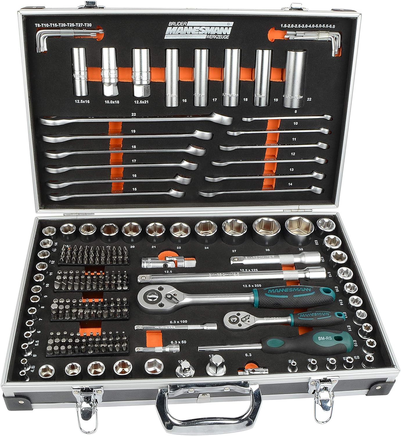 🚗 KFZ & Werkstatt – Brüder Mannesmann Tools M98432 Socket Spanner Set 232 Pieces – Bild 5
