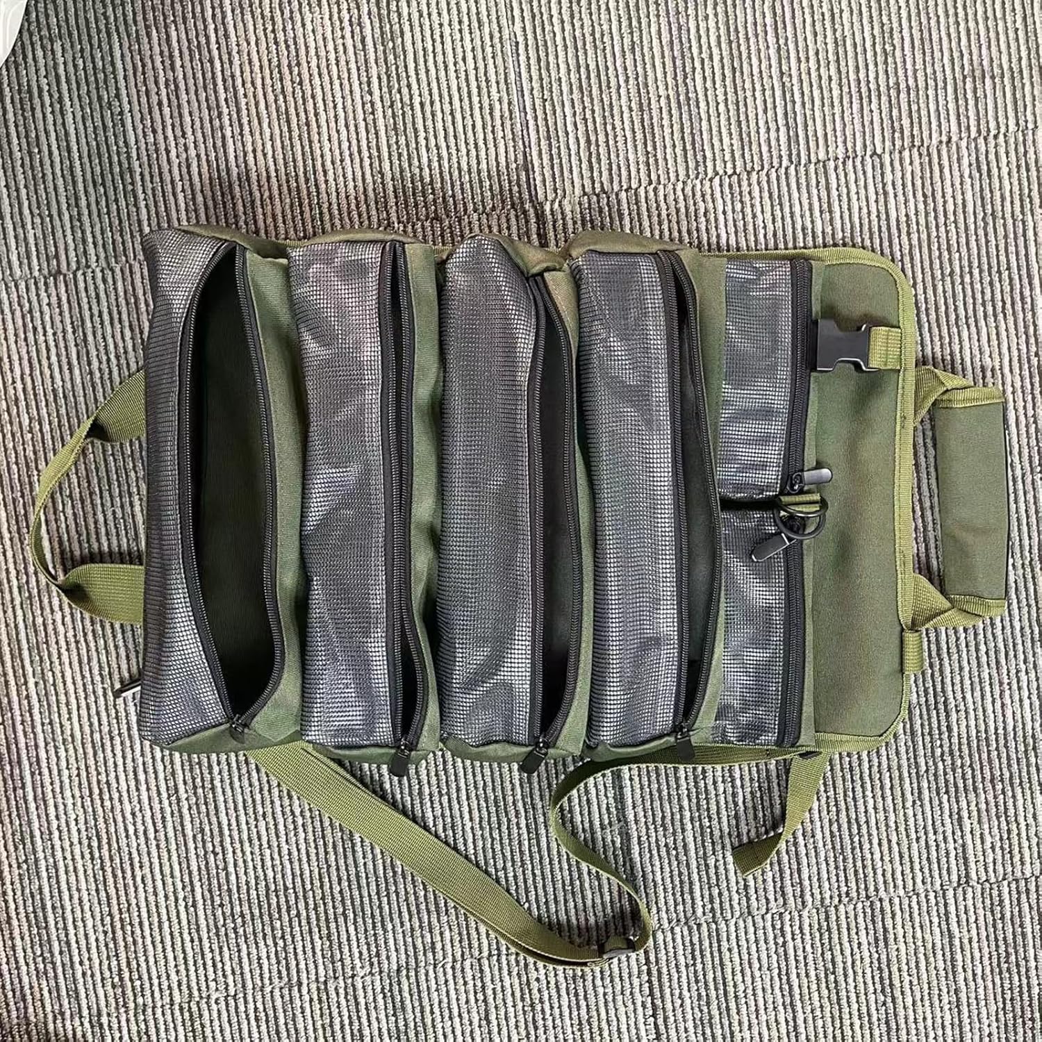 ⚡ Elektro & Technik – Kompakter Nylon Werkzeugkoffer Wasserabweisendes Design Mit Verstärktem Riemen Für Profis Tragbare Elektriker Werkzeugtasche Mit Verstellbarem Gürtel – Bild 5