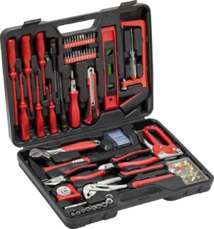 ⚒️ Bau & Montage – Meister 8973630 Werkzeugkoffer 60-teilig TÜV / GS
