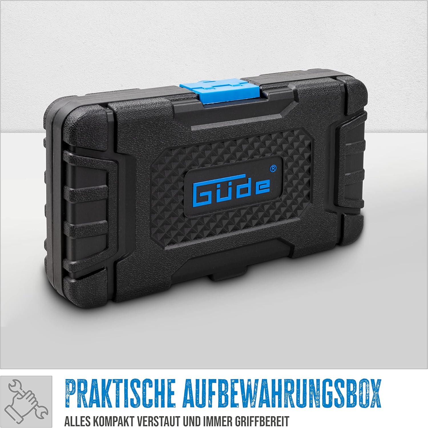 🔥 Angebote & Aktionen – Güde GSB 130 39001 130-Piece Chrome Vanadium Steel Tool Set in Handy Storage Box - Blue/Black – Bild 4