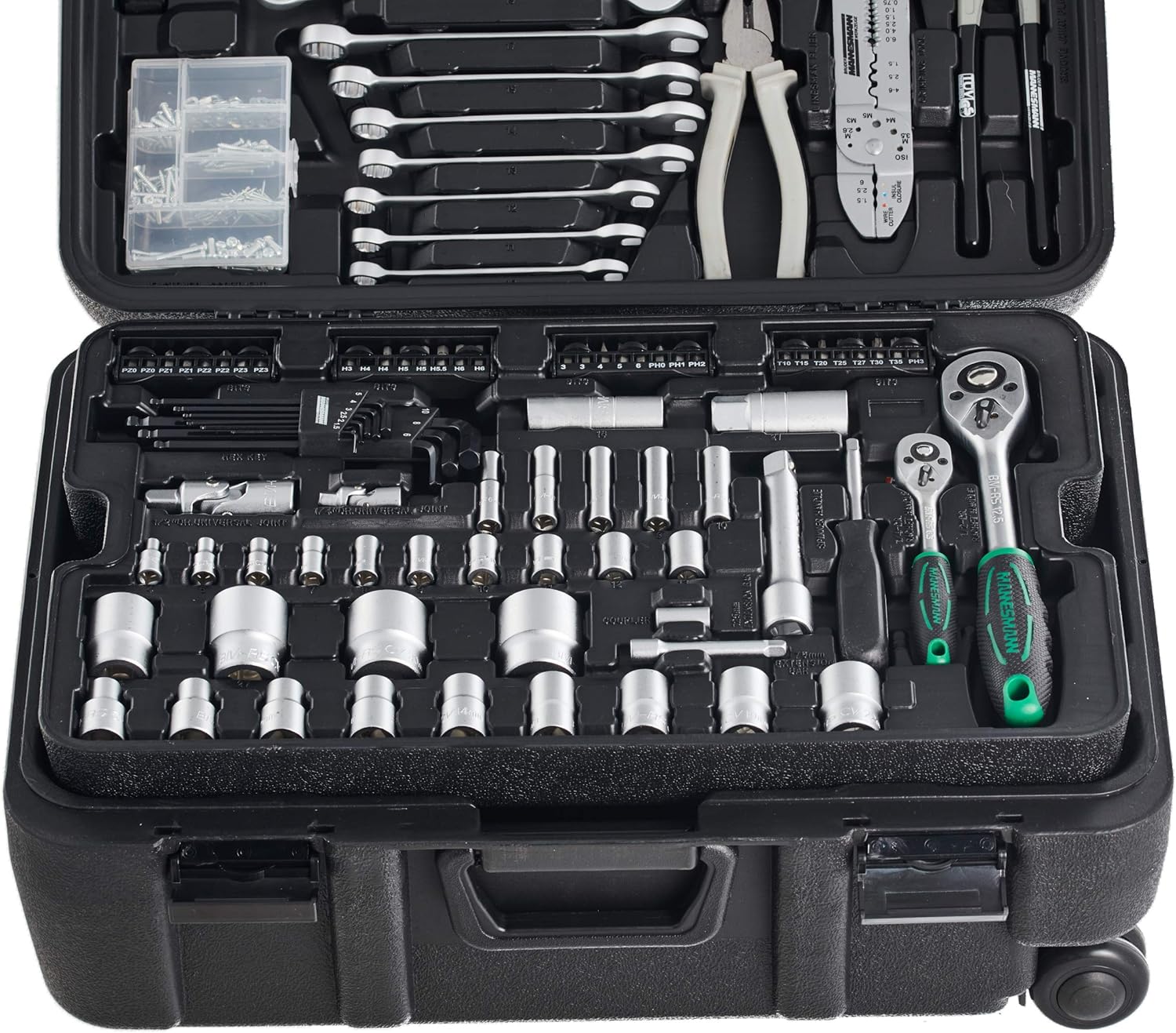 🚗 KFZ & Werkstatt – Brüder Mannesmann Mannesmann M29070 Mobile Tool Box (122 Pieces) – Bild 7